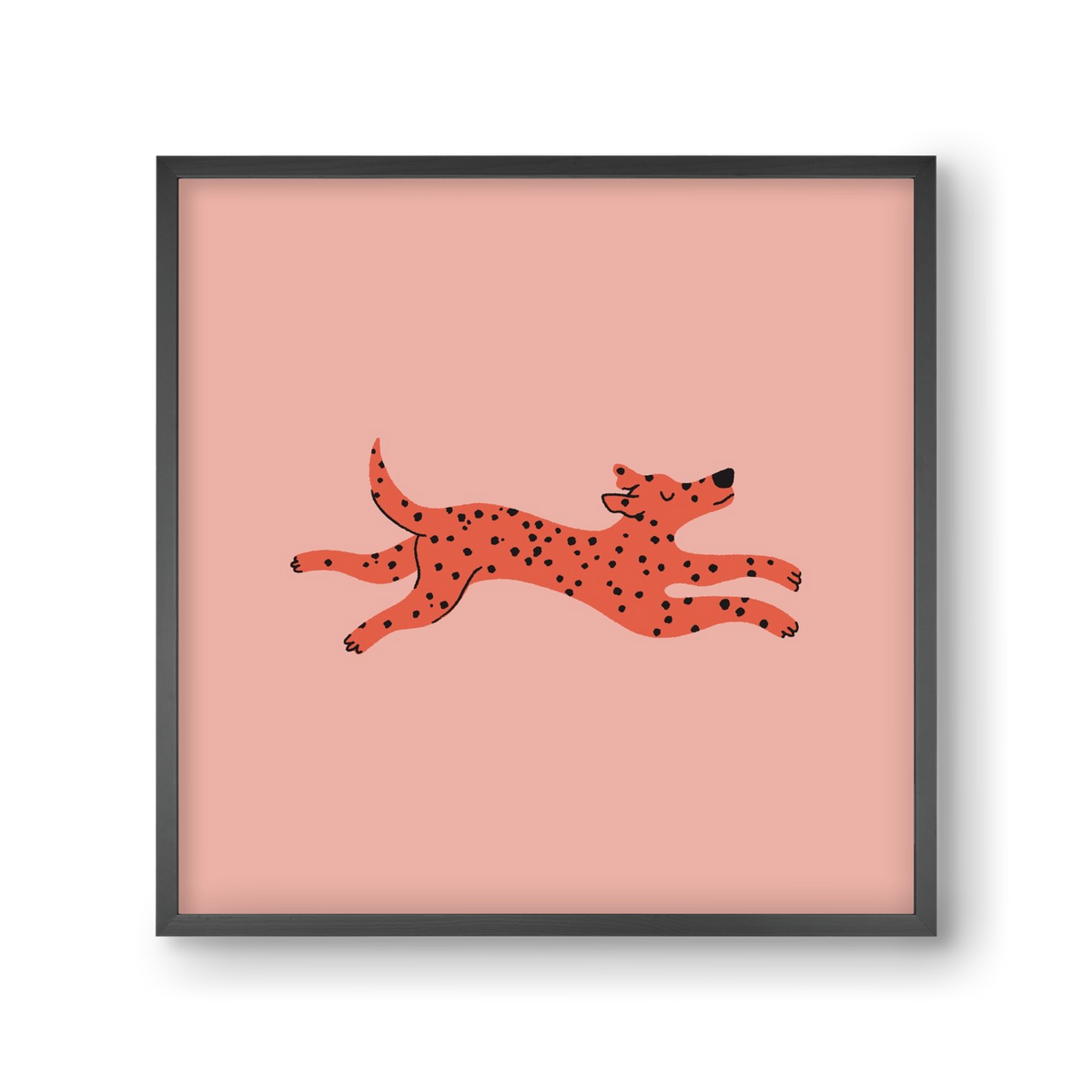 Spots, 30x30 cm (30x30 cm), Fekete keret