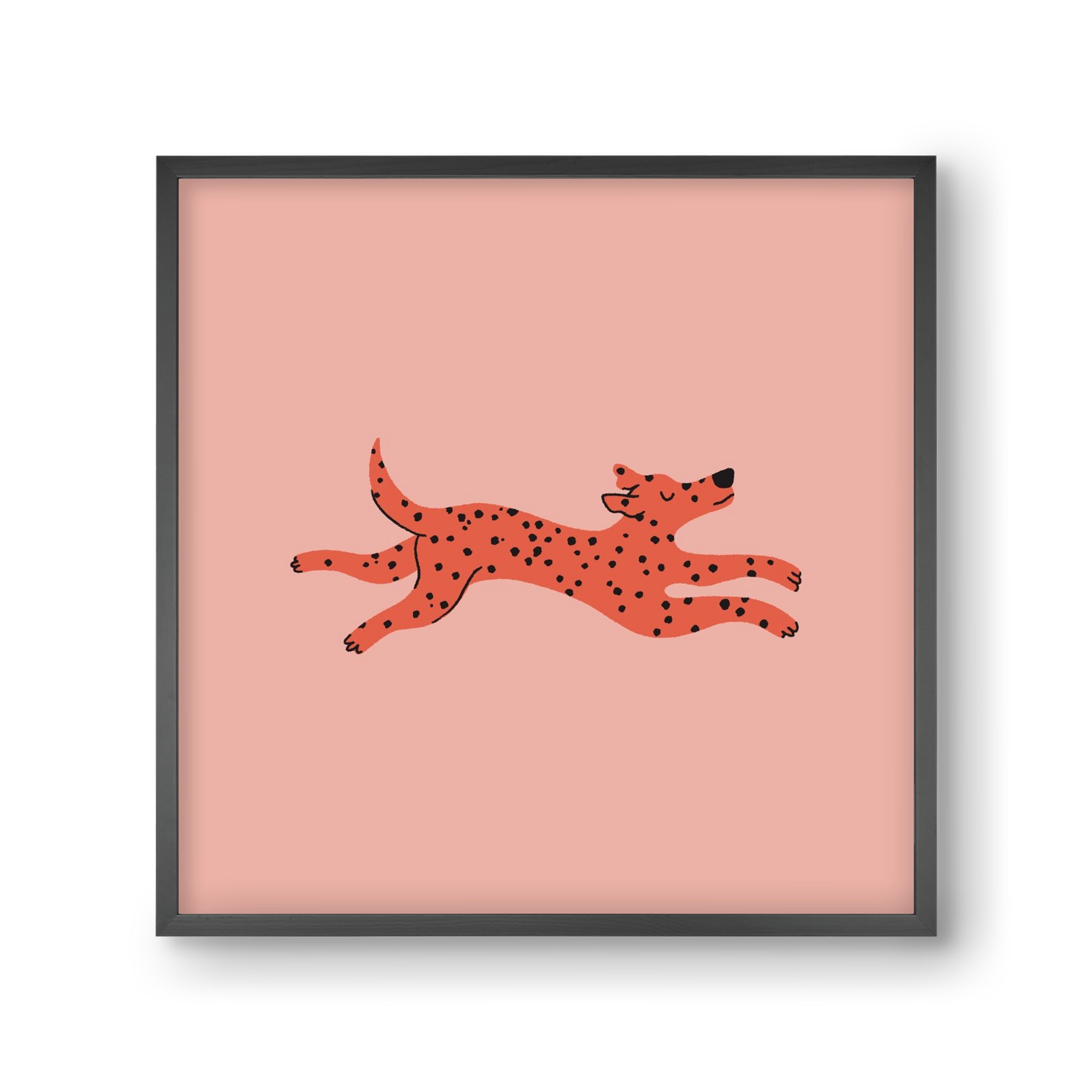 Spots, 30x30 cm (30x30 cm), Fekete keret