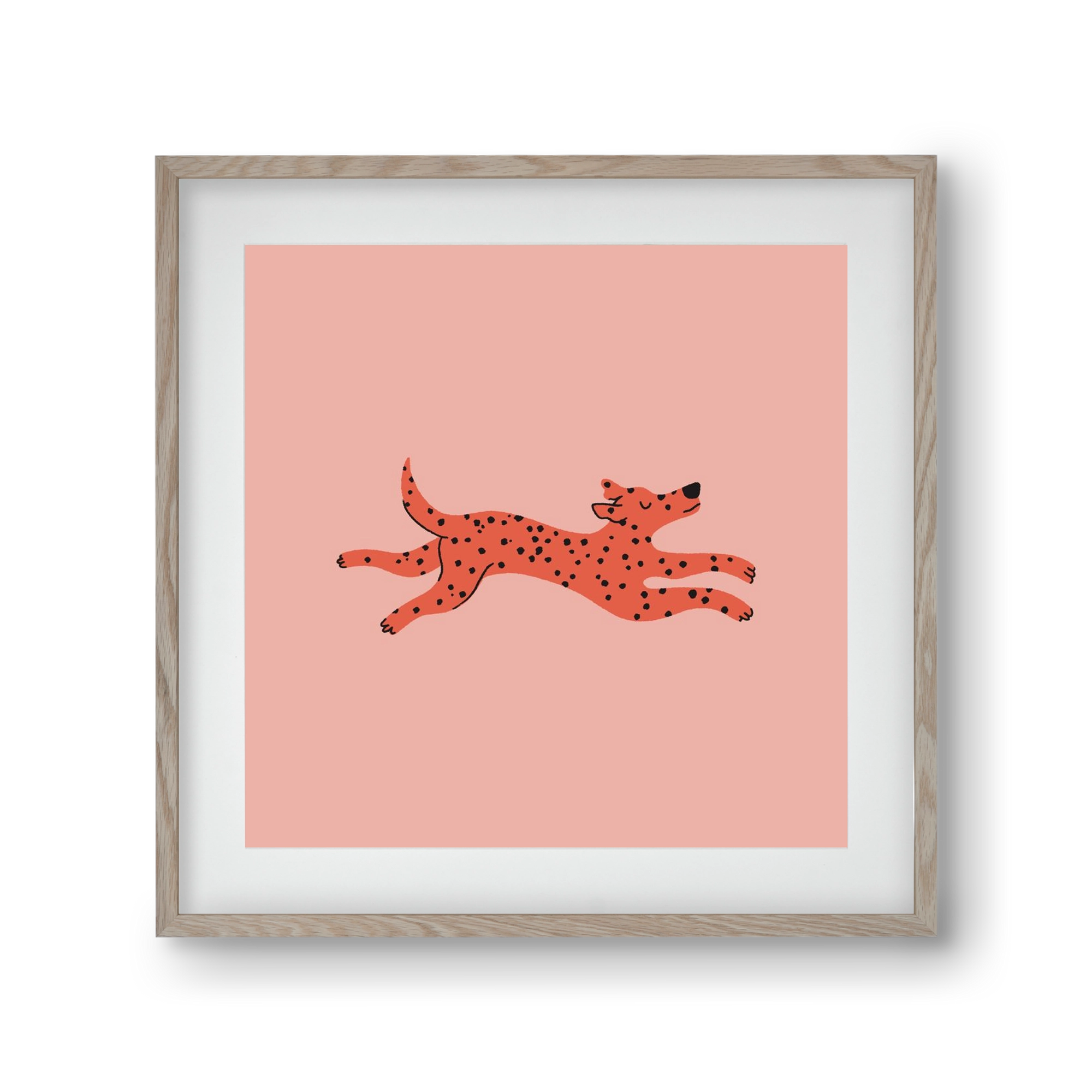 Spots, 30x30 cm (20x20 cm), Tölgy keret, paszpartuval