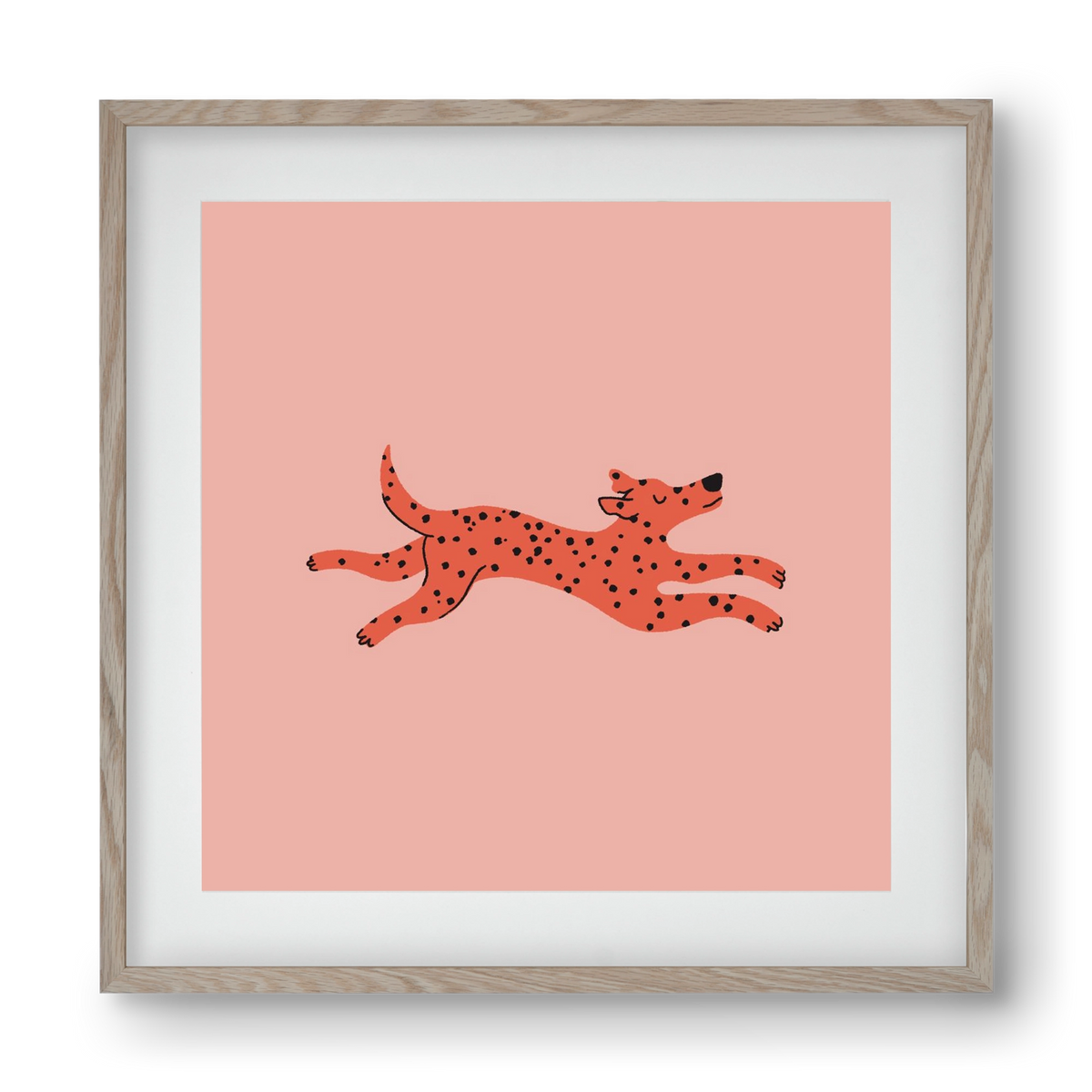 Spots, 40x40 cm (30x30 cm), Tölgy keret, paszpartuval