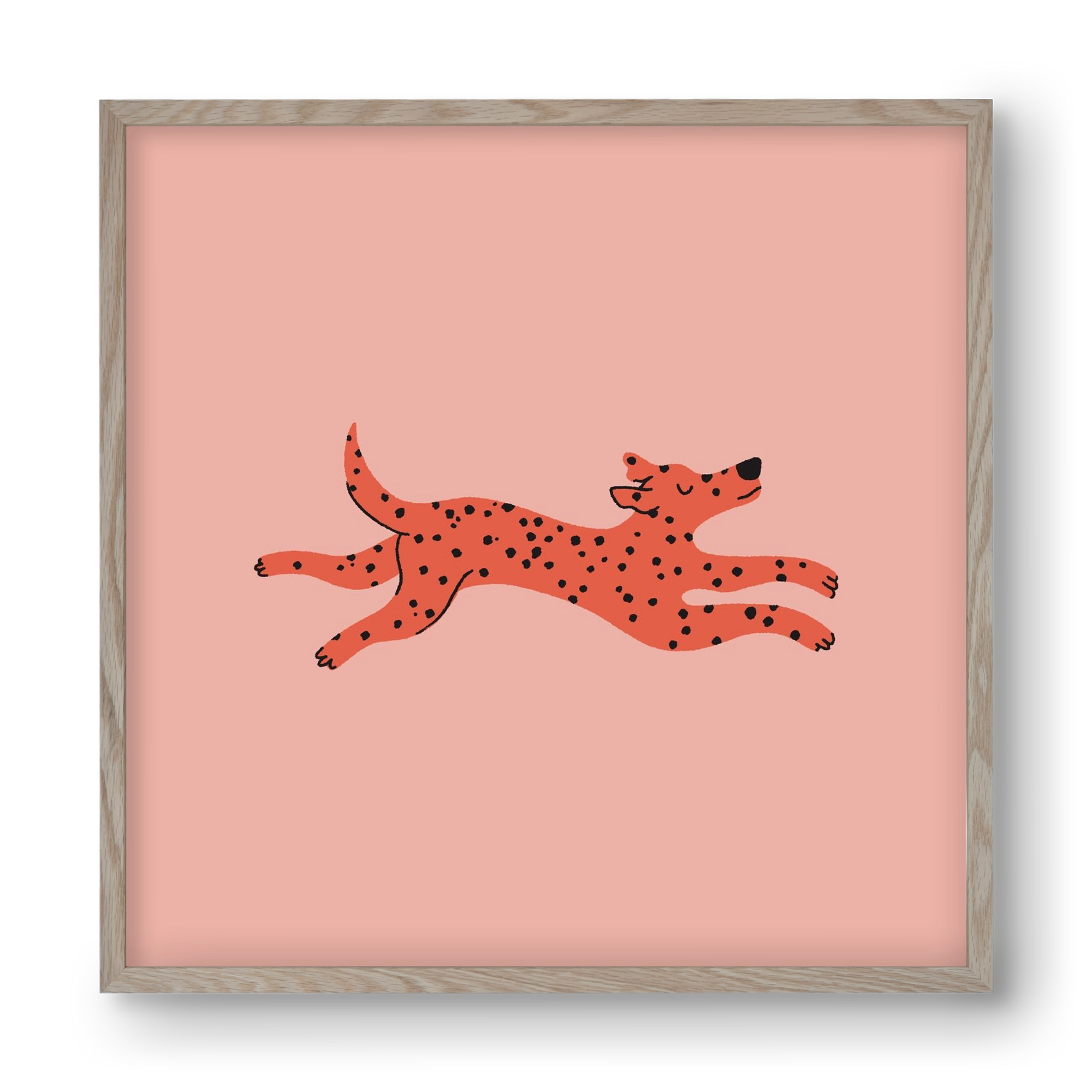 Spots, 40x40 cm (40x40 cm), Tölgy keret