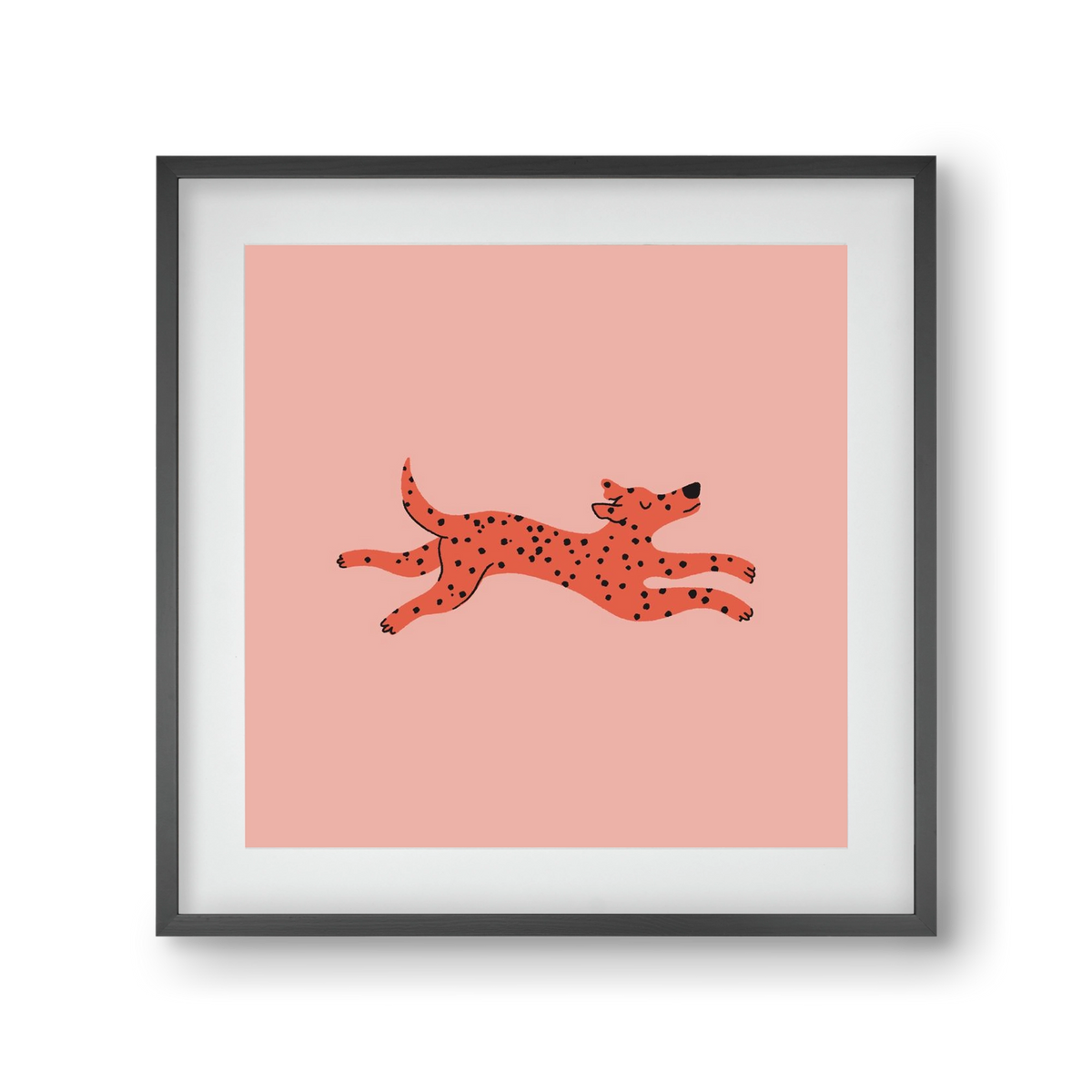 Spots, 30x30 cm (20x20 cm), Fekete keret, paszpartuval