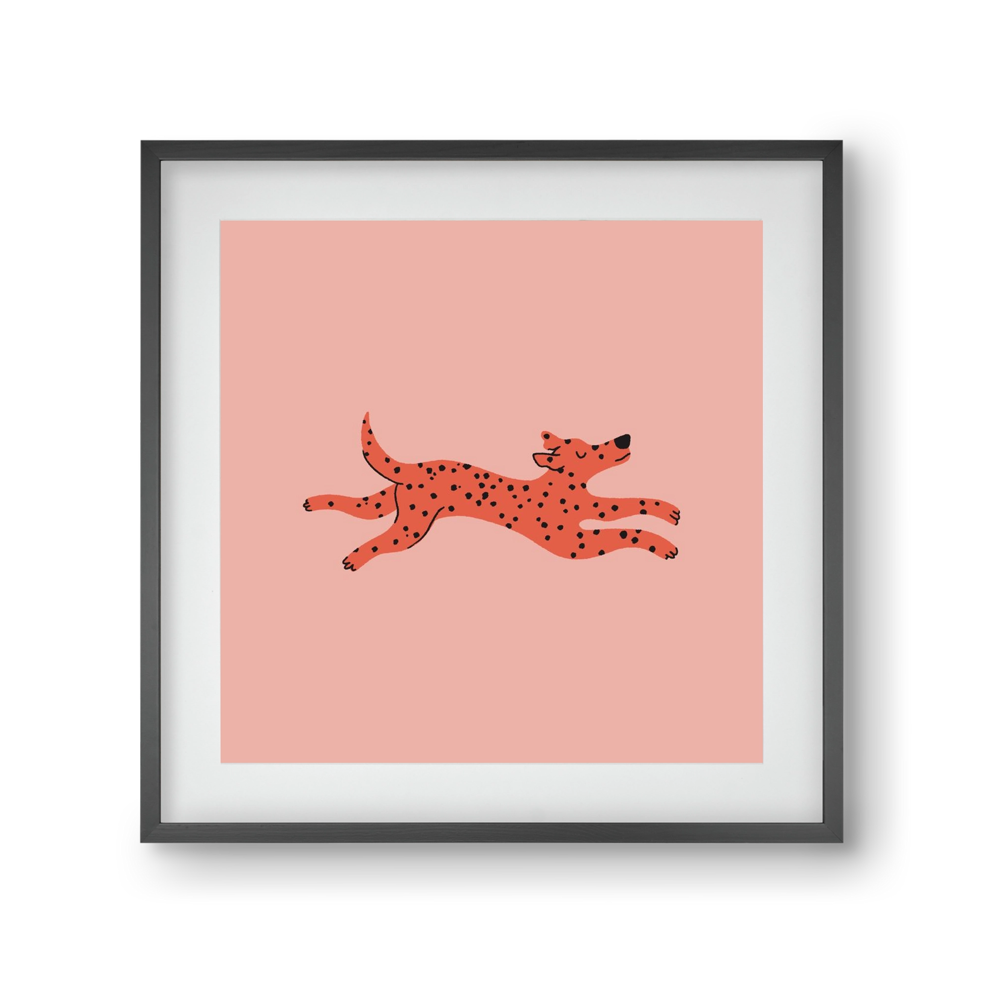 Spots, 30x30 cm (20x20 cm), Fekete keret, paszpartuval