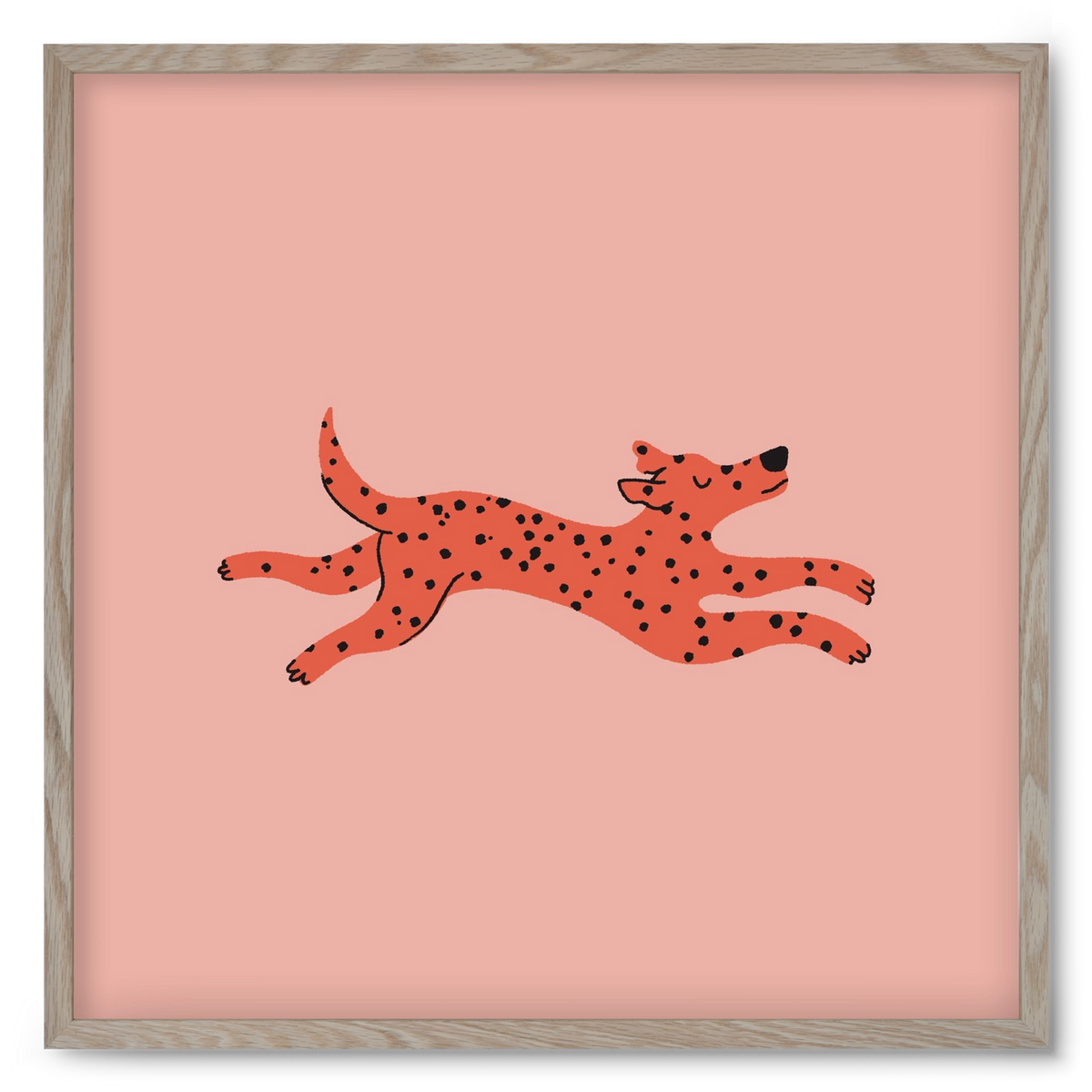 Spots, 50x50 cm (50x50 cm), Tölgy keret