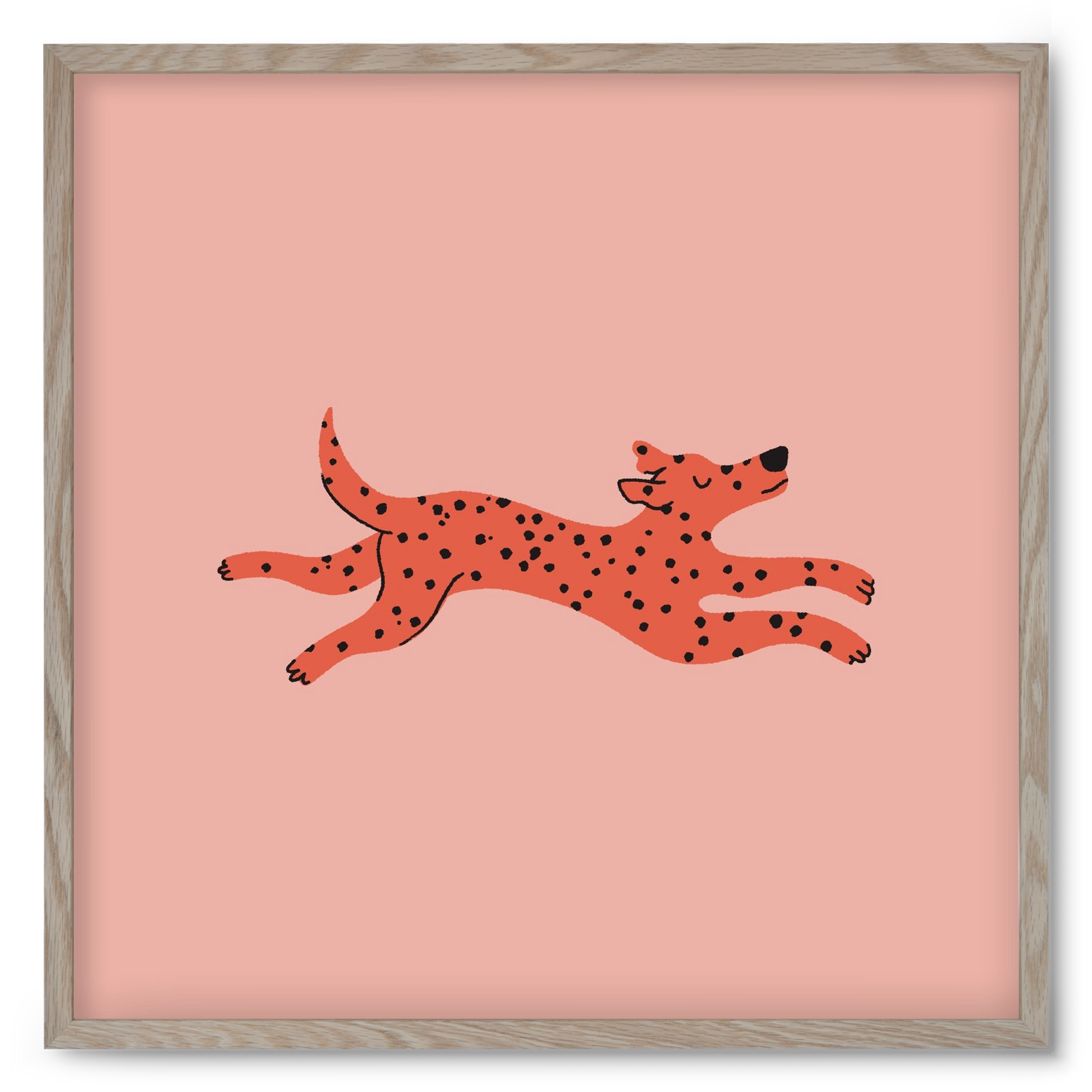Spots, 50x50 cm (50x50 cm), Tölgy keret