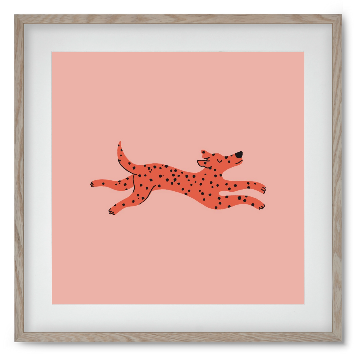 Spots, 50x50 cm (40x40 cm), Tölgy keret, paszpartuval
