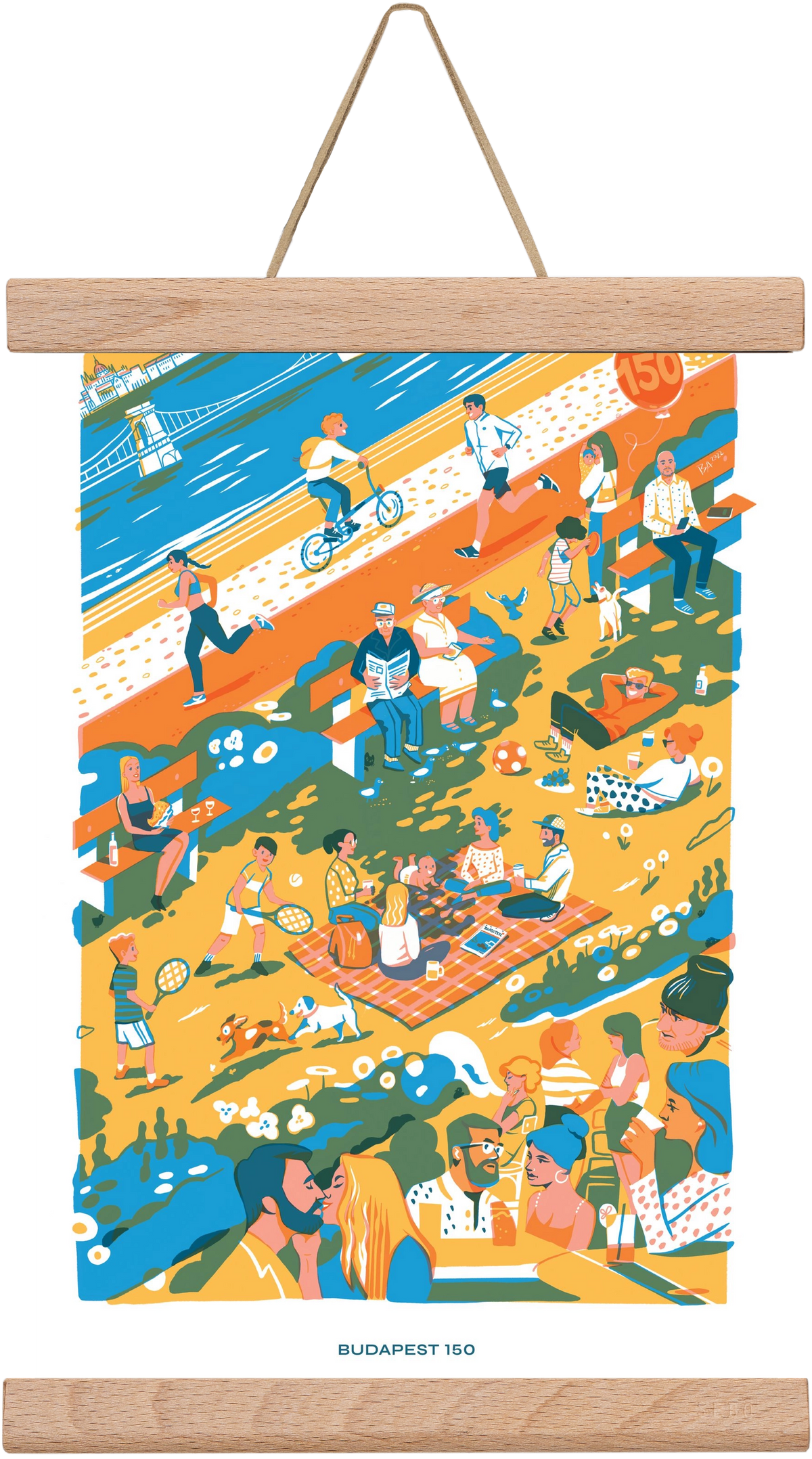 Budapest 150 (Roadster), 20x30 cm (20x30 cm), Tölgy akasztó