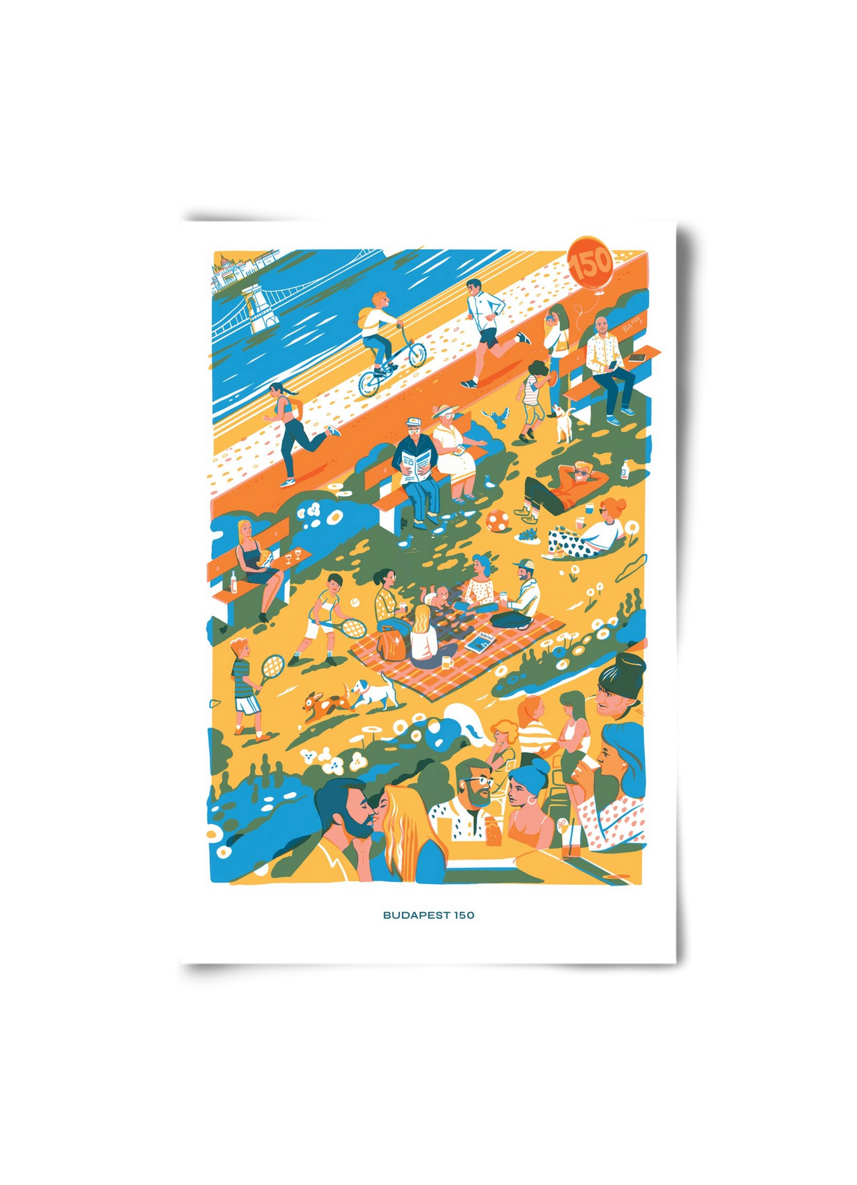 Budapest 150 (Roadster), 20x30 cm, Keret nélkül