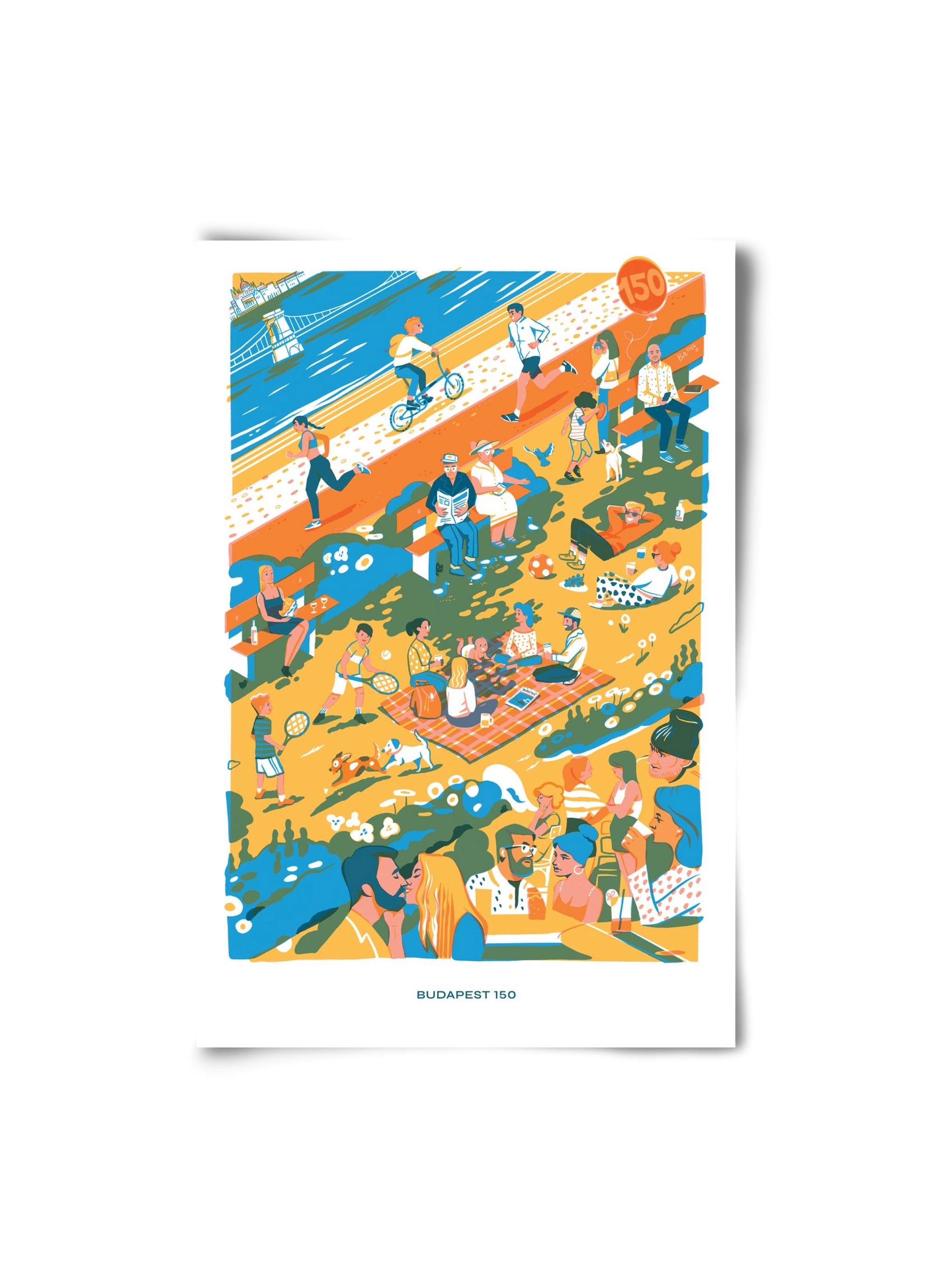 Budapest 150 (Roadster), 20x30 cm, Keret nélkül