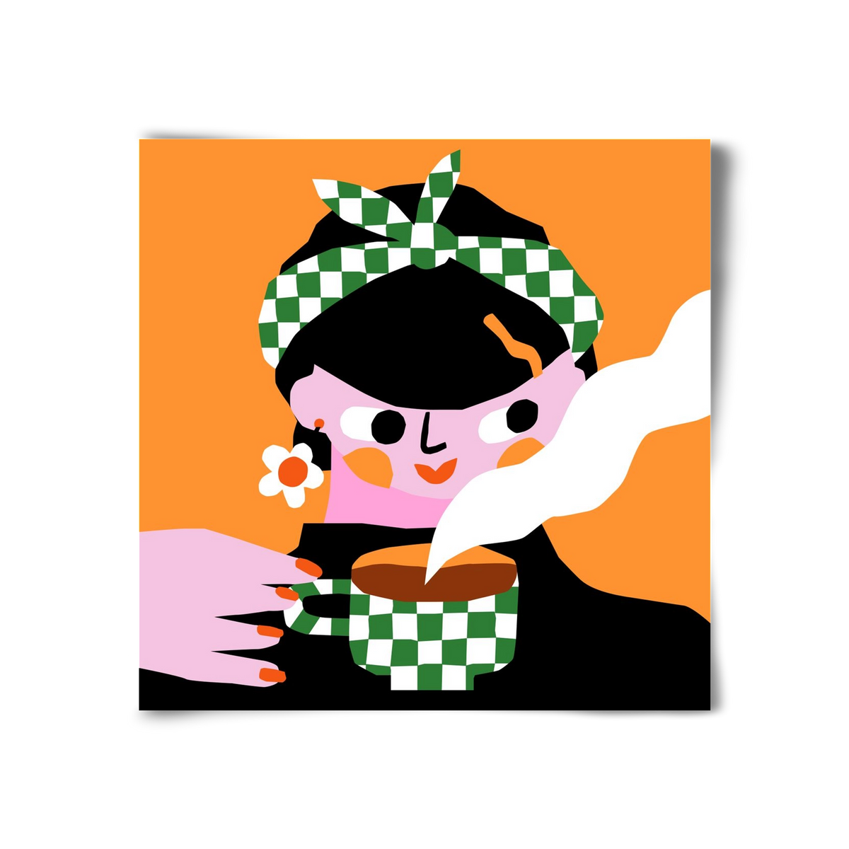 Moring Coffee, 30x30 cm, Keret nélkül