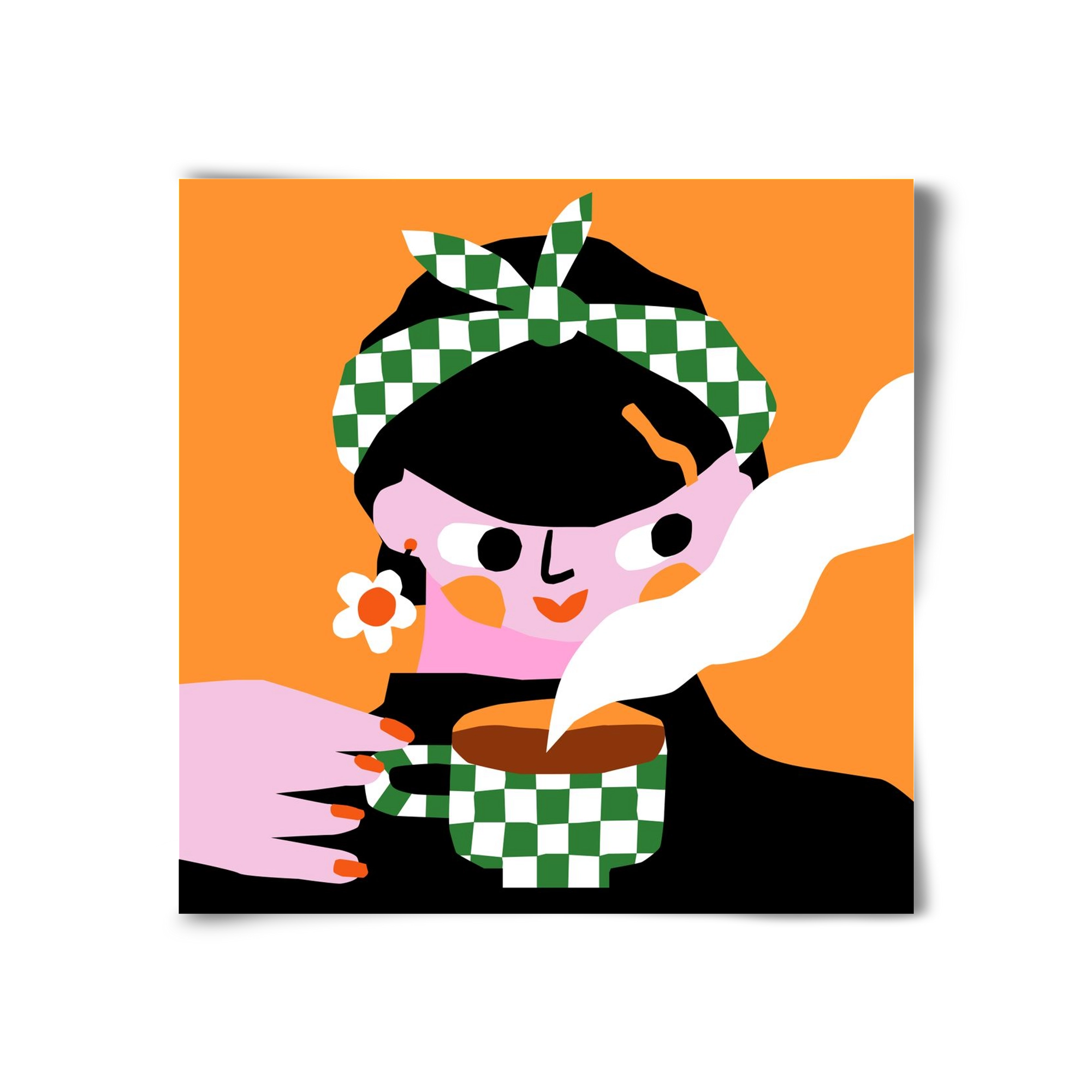 Moring Coffee, 30x30 cm, Keret nélkül