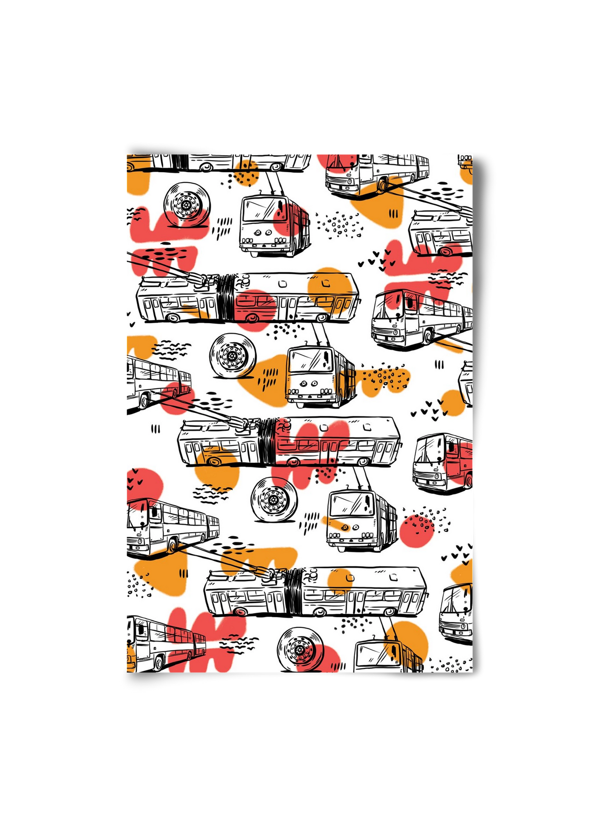 Troli pattern, 20x30 cm, Keret nélkül