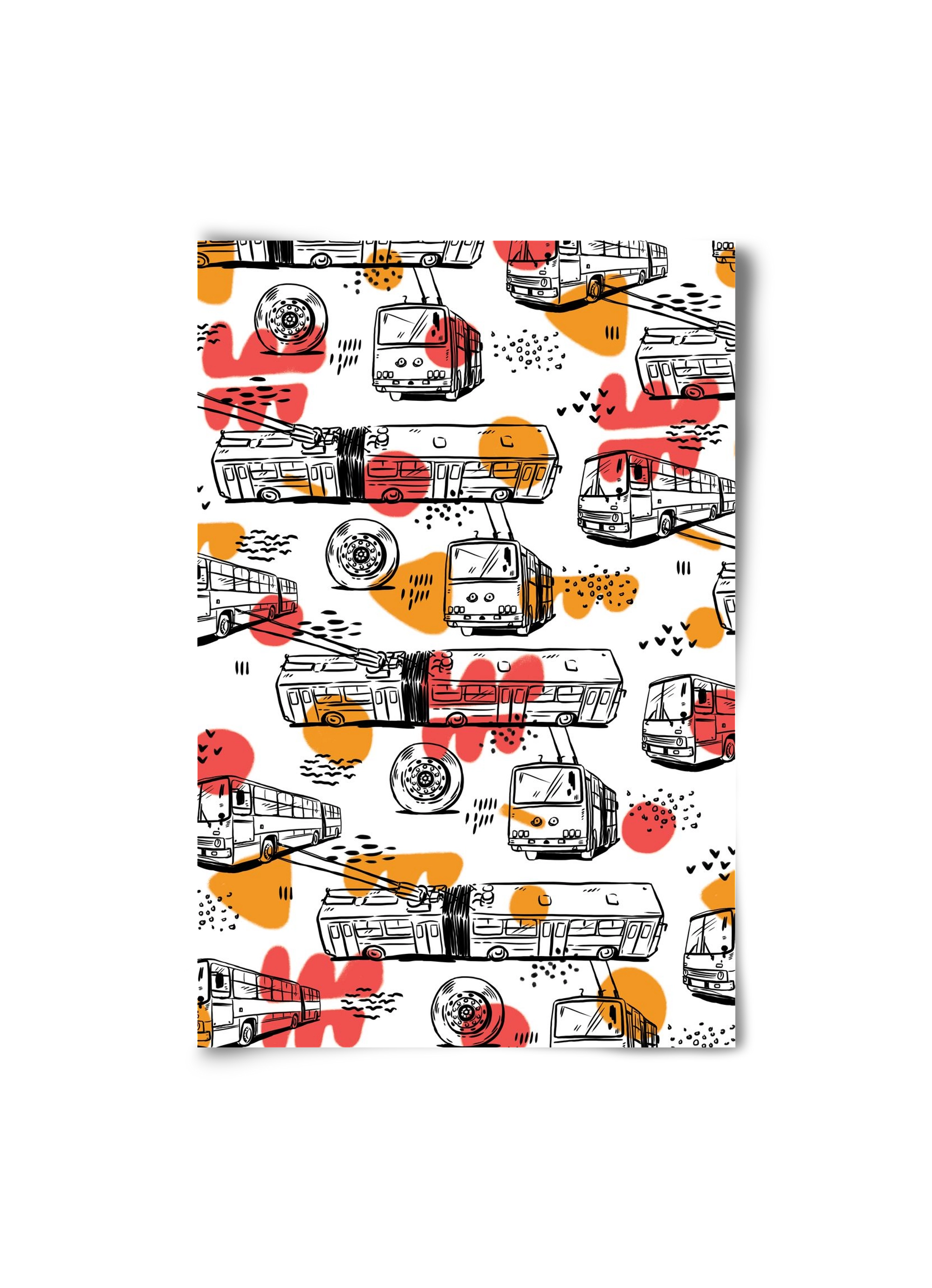 Troli pattern, 20x30 cm, Keret nélkül