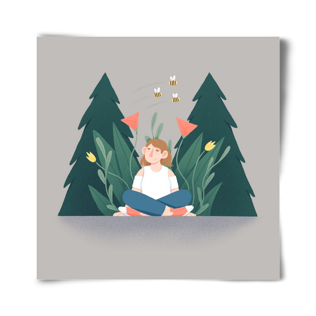 Breathe, 40x40 cm, Keret nélkül