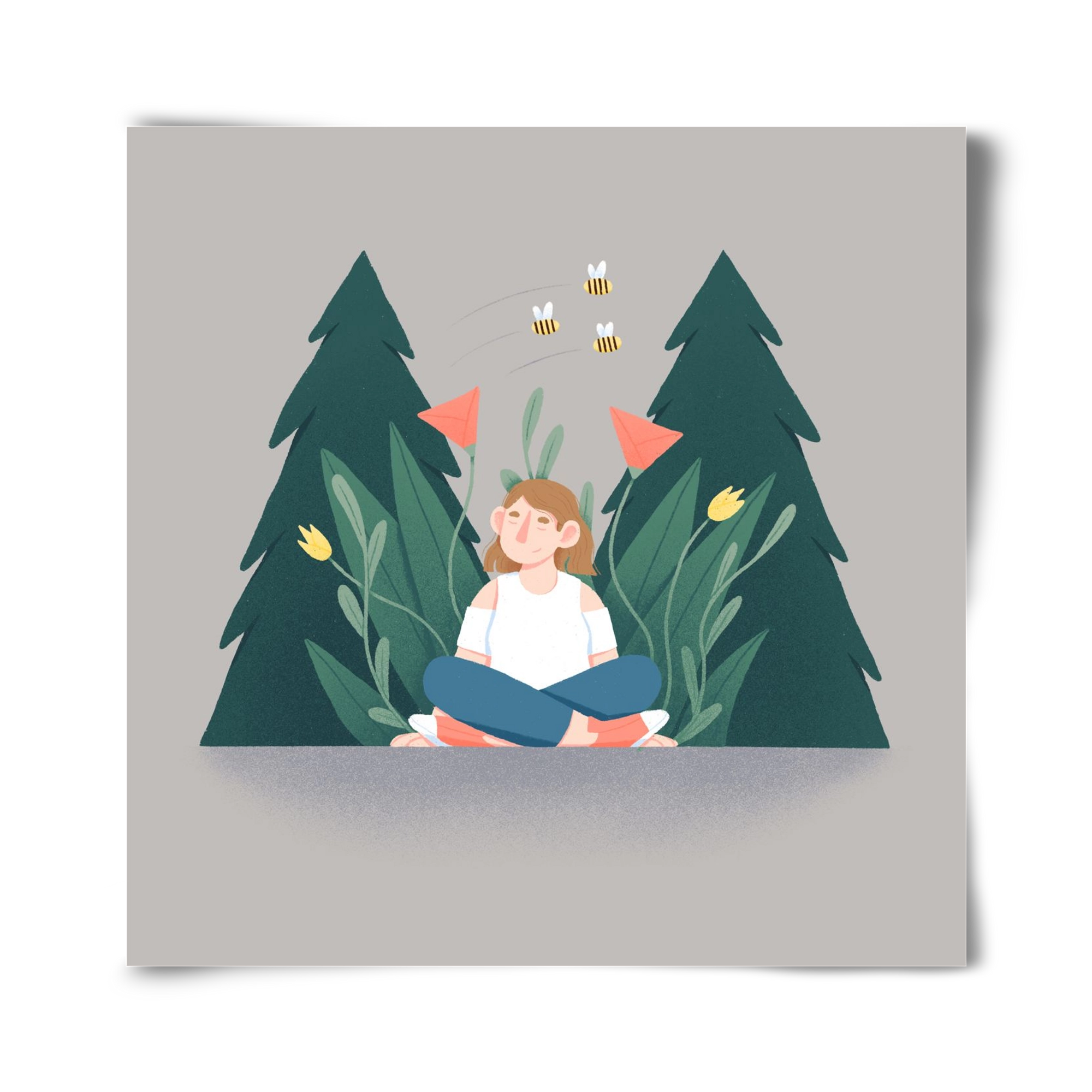 Breathe, 40x40 cm, Keret nélkül