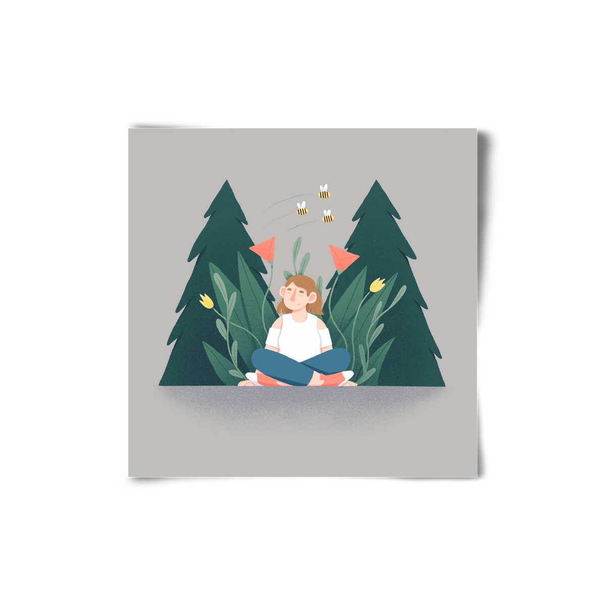 Breathe, 20x20 cm, Keret nélkül