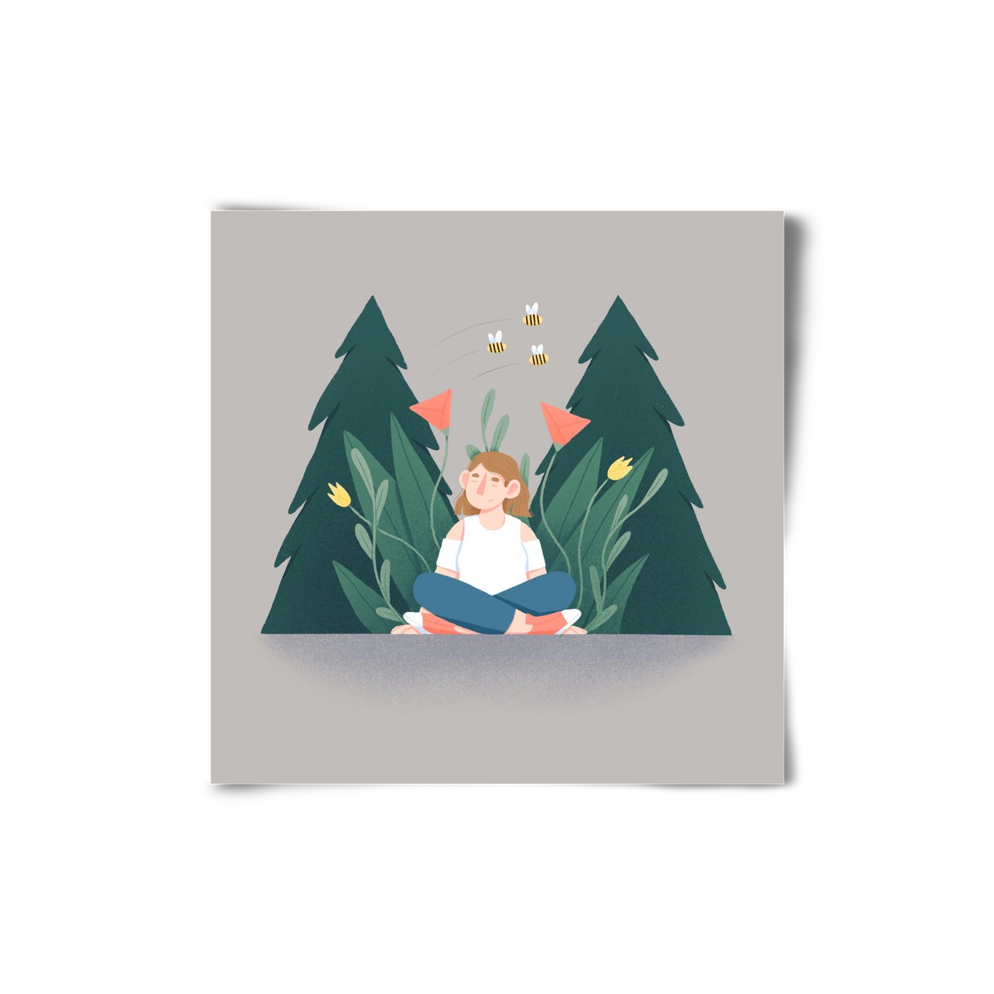 Breathe, 20x20 cm, Keret nélkül