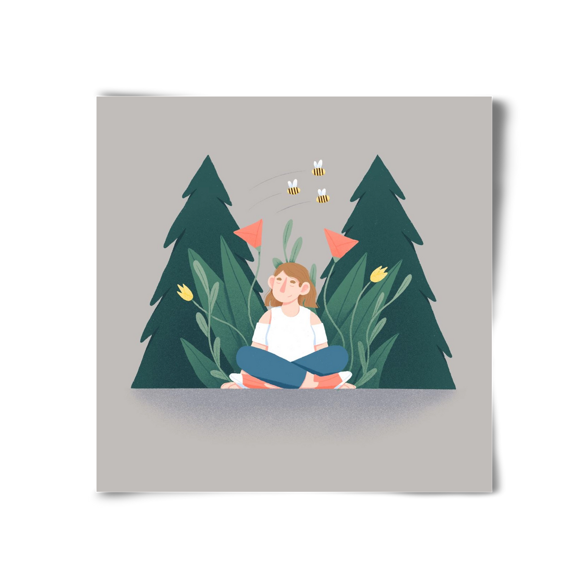 Breathe, 30x30 cm, Keret nélkül