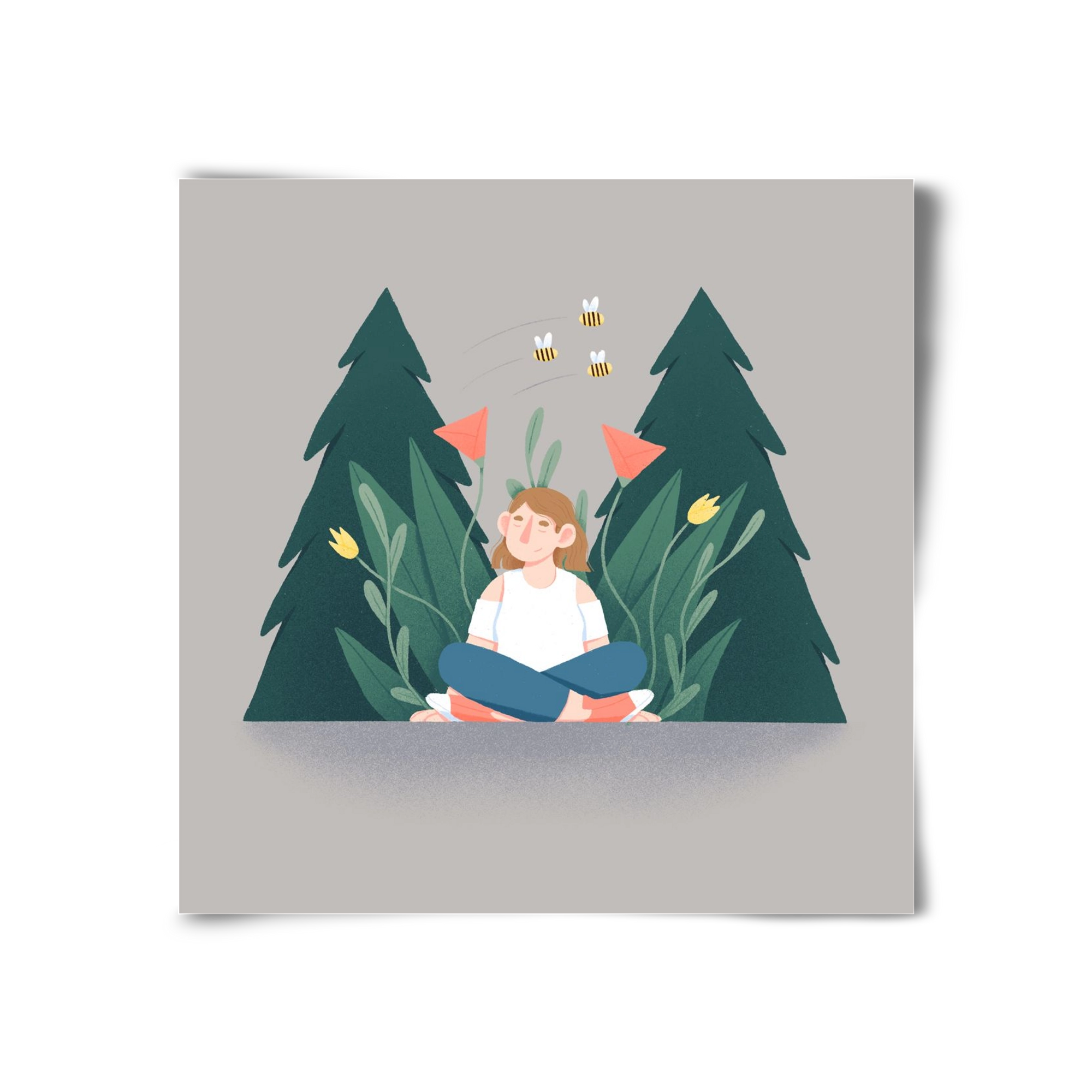 Breathe, 30x30 cm, Keret nélkül