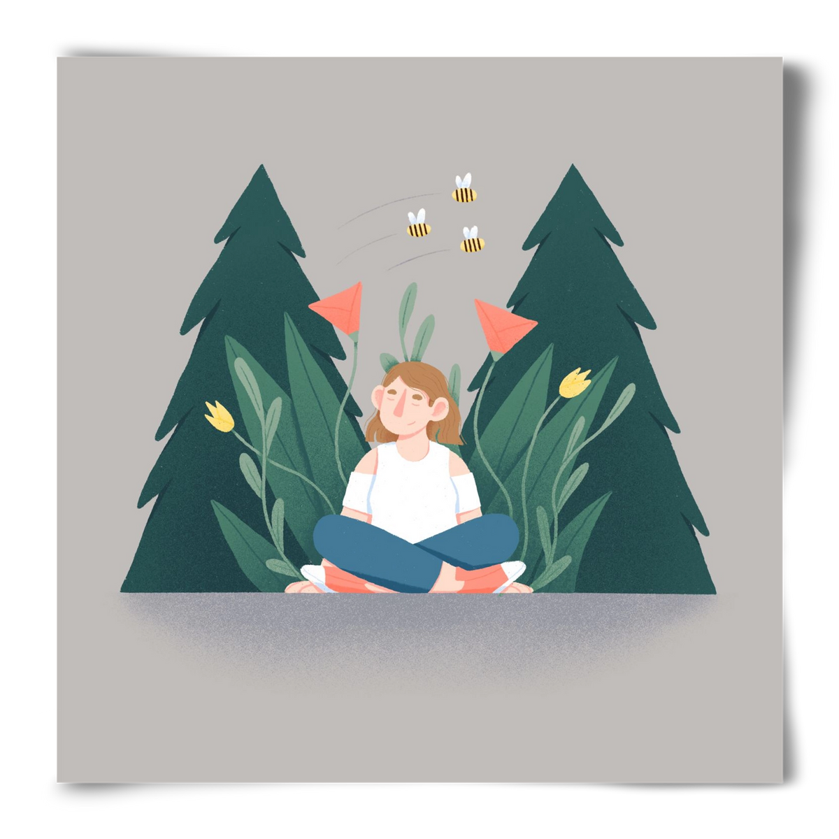 Breathe, 50x50 cm, Keret nélkül