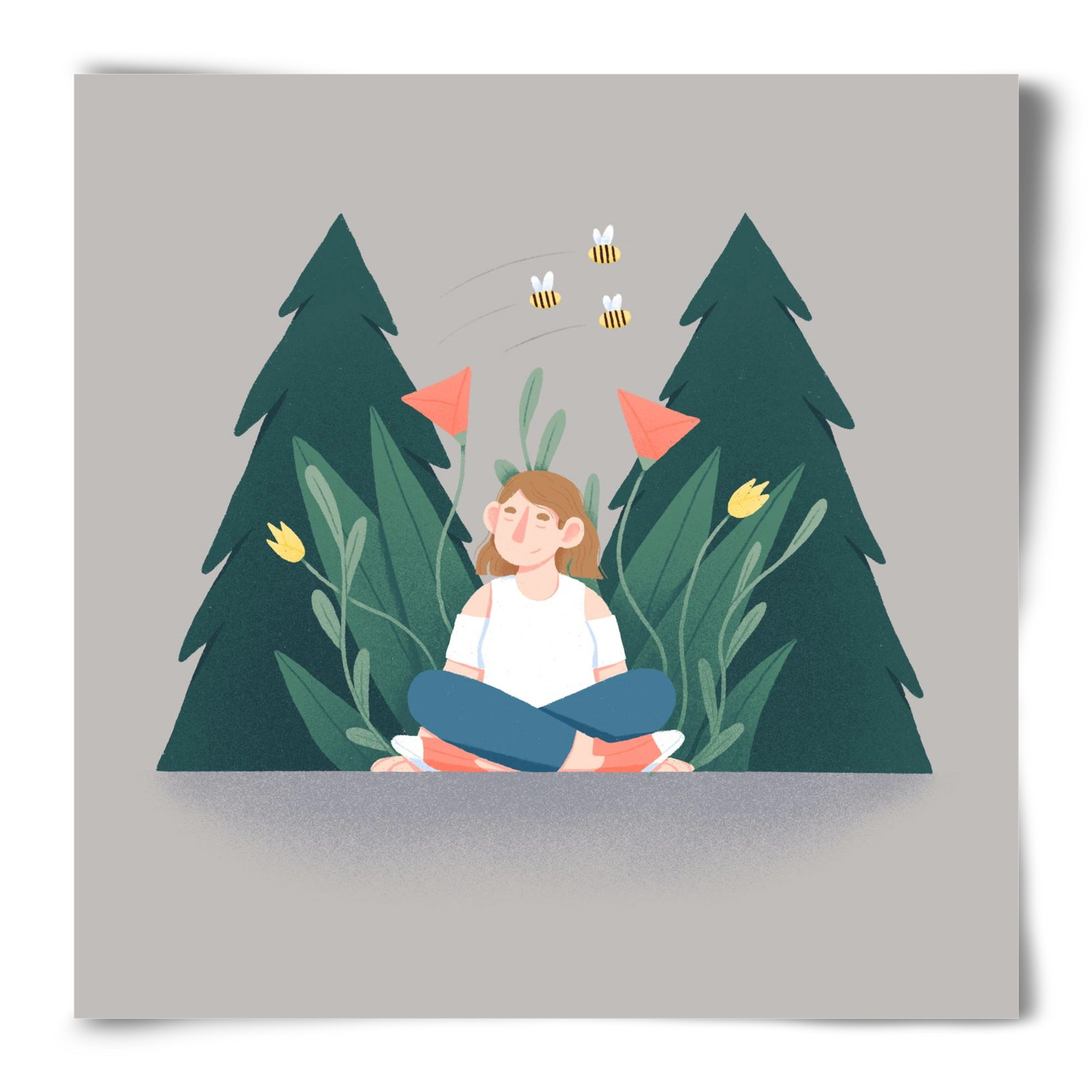 Breathe, 50x50 cm, Keret nélkül