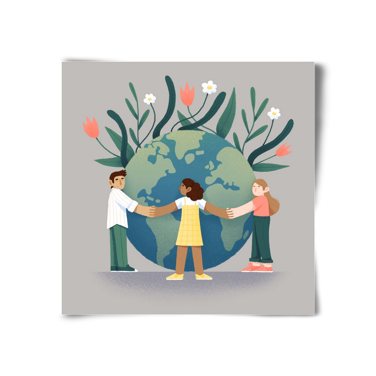 Every day is earth day, 30x30 cm, Keret nélkül