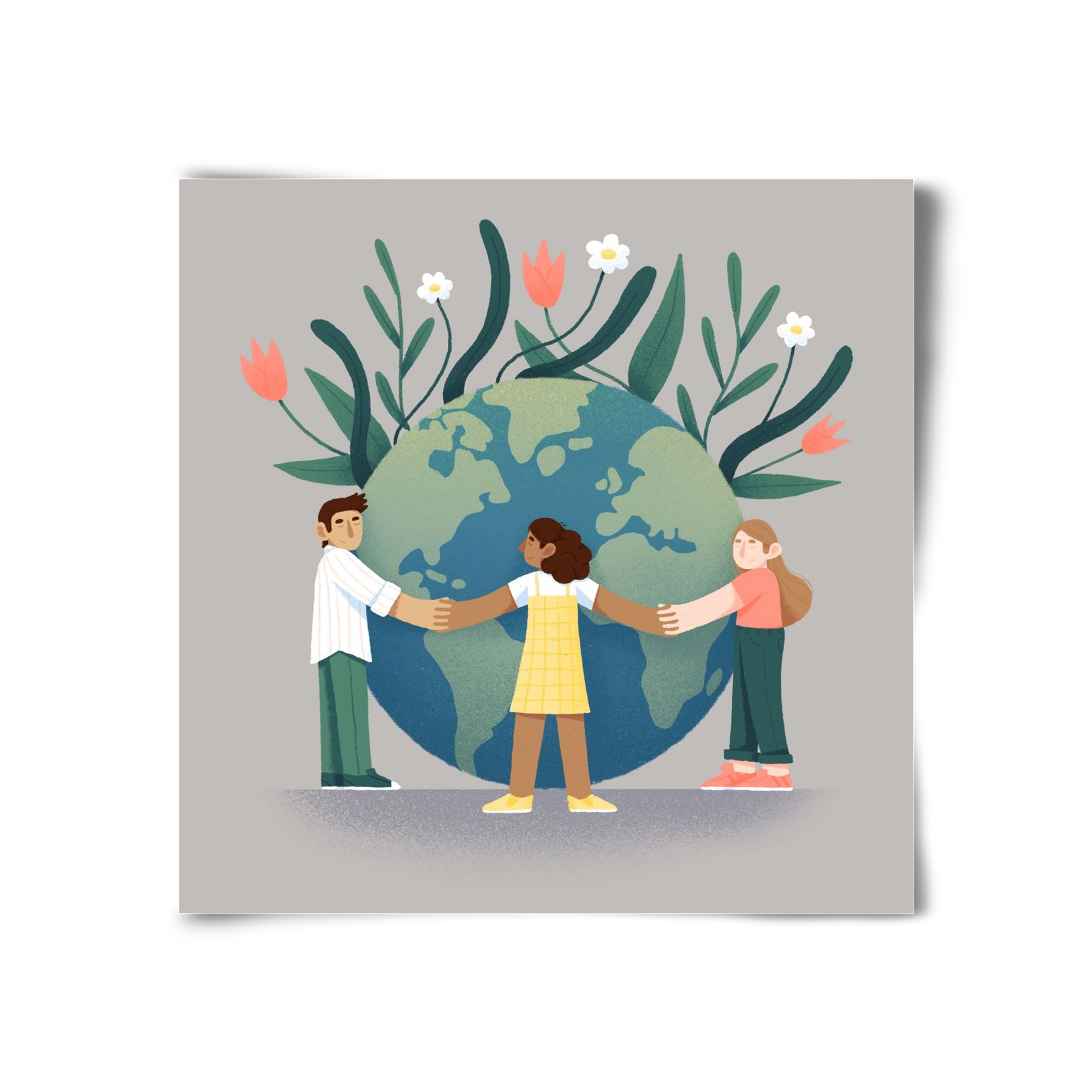 Every day is earth day, 30x30 cm, Keret nélkül