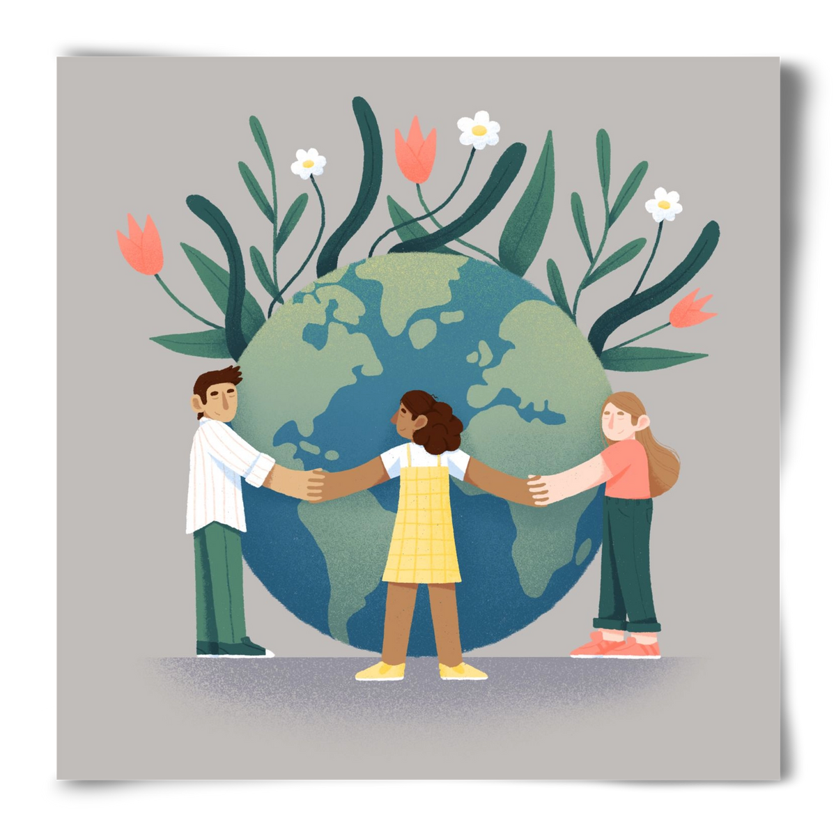 Every day is earth day, 50x50 cm, Keret nélkül