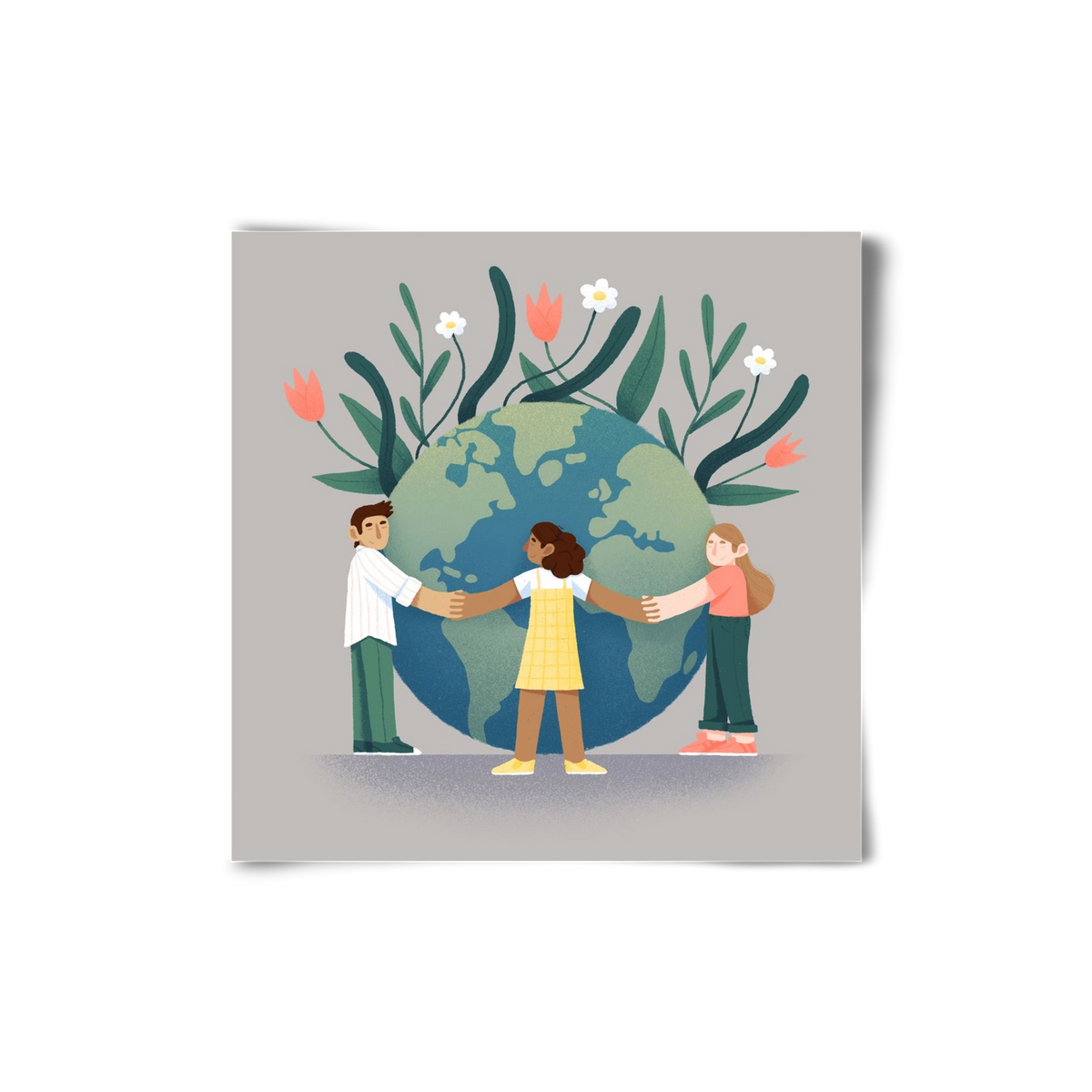 Every day is earth day, 20x20 cm, Keret nélkül