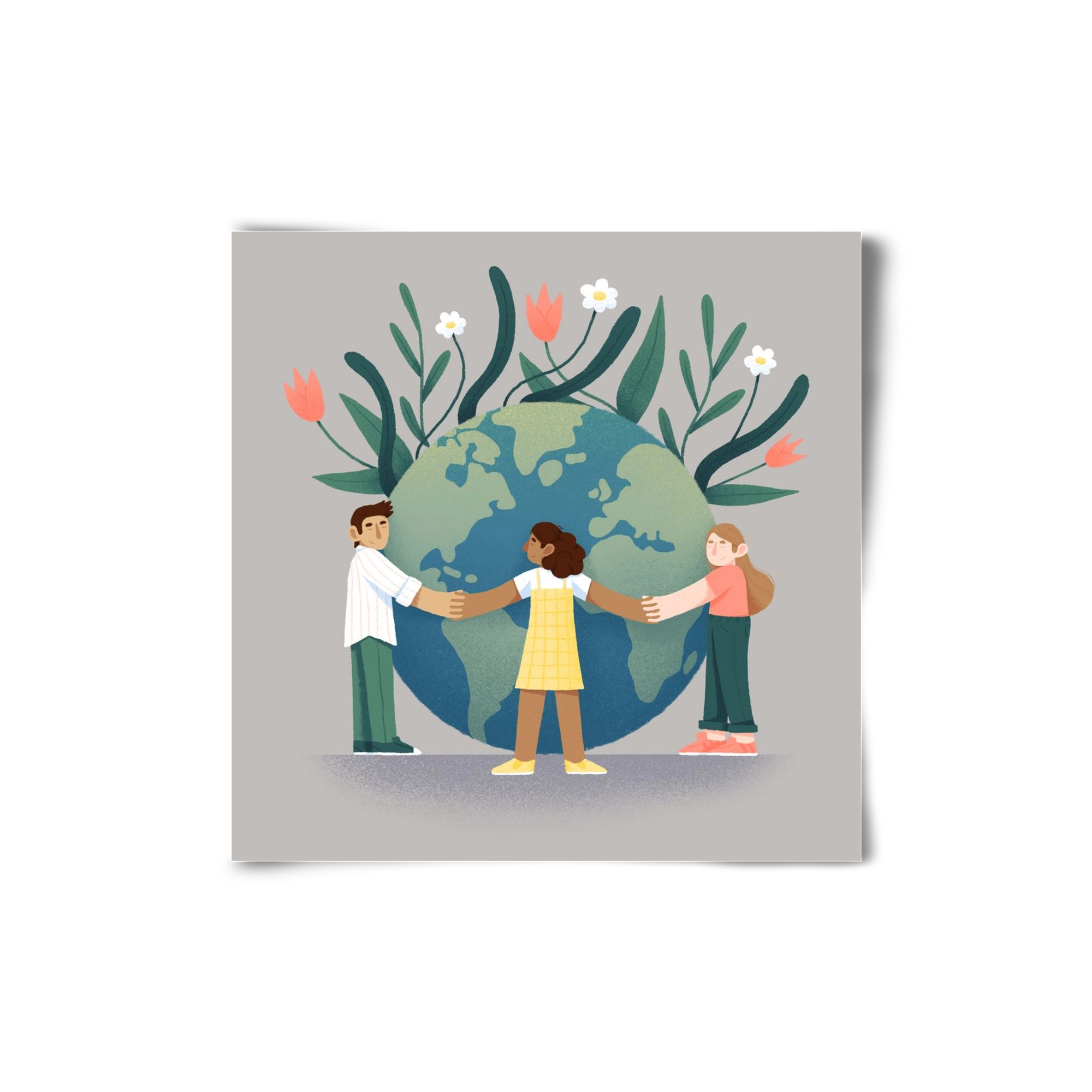 Every day is earth day, 20x20 cm, Keret nélkül