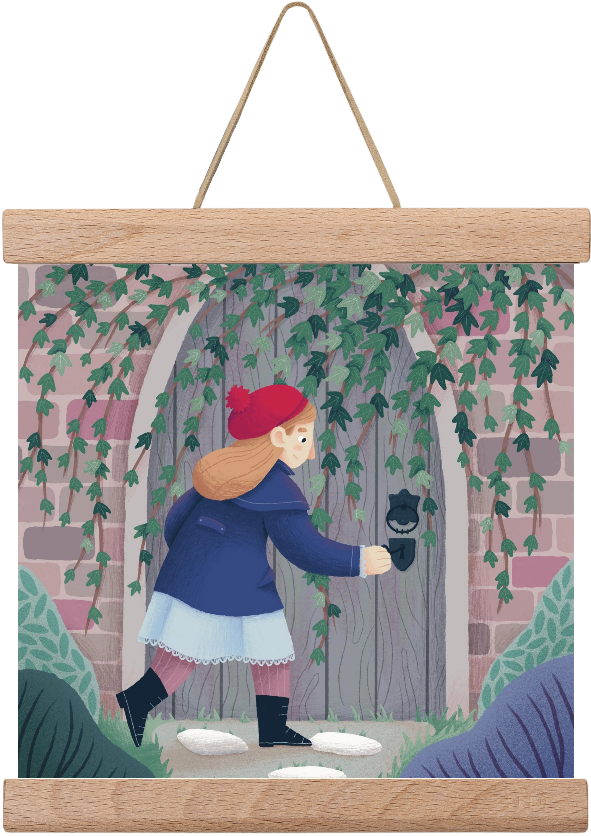 Titkos kert, 20x20 cm (20x20 cm), Tölgy akasztó