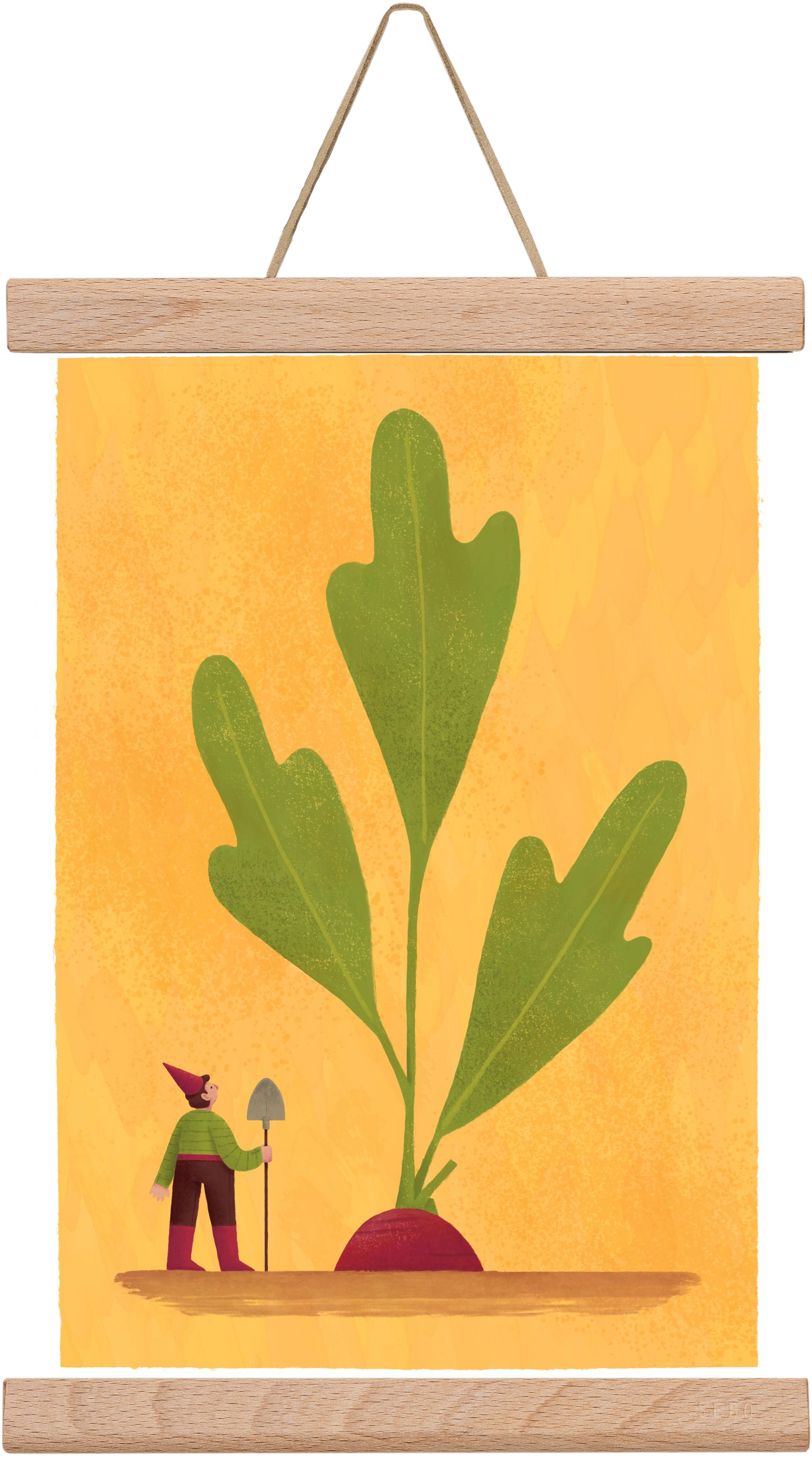 Kerti törpe, 20x30 cm (20x30 cm), Tölgy akasztó