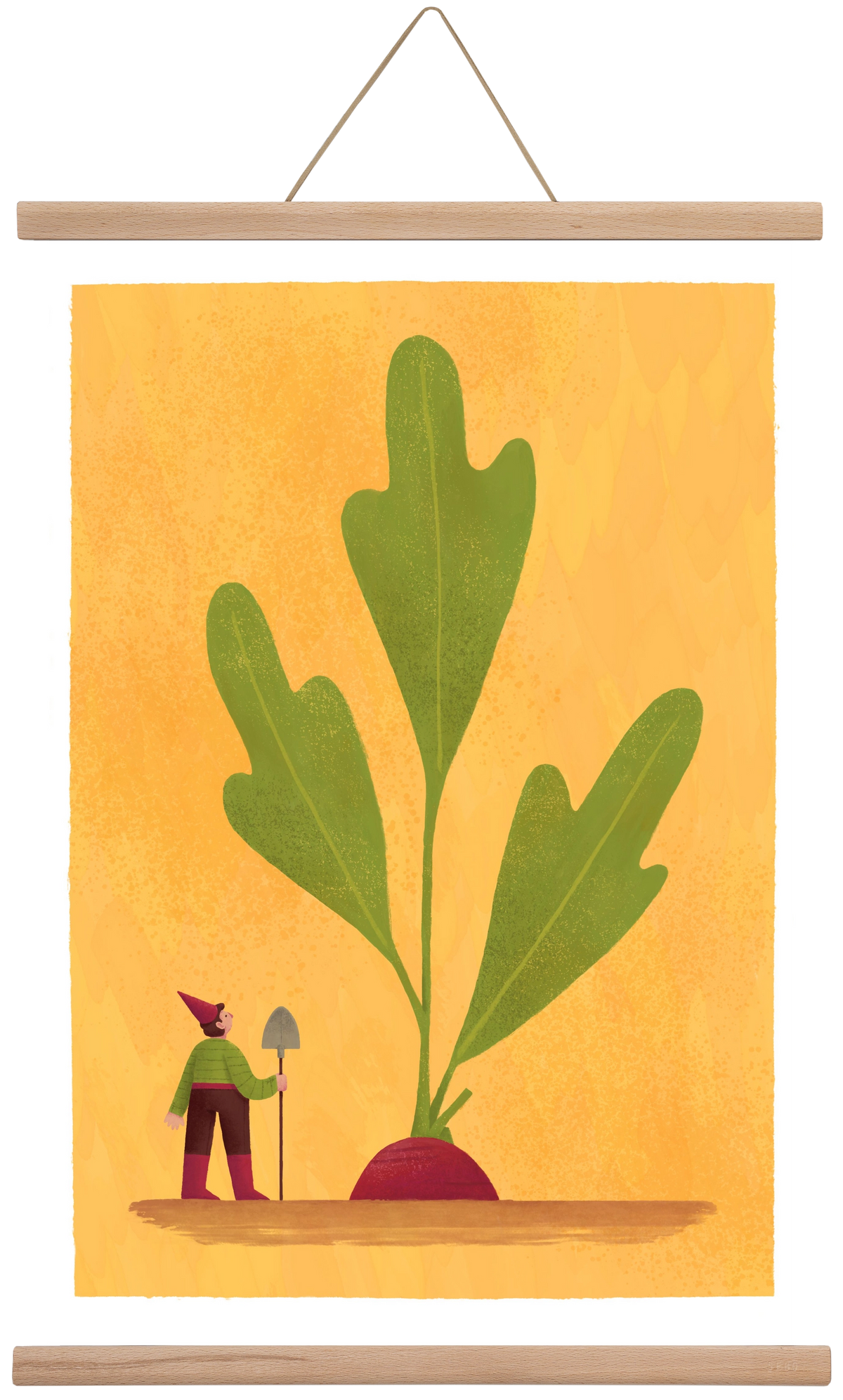 Kerti törpe, 40x60 cm (40x60 cm), Tölgy akasztó