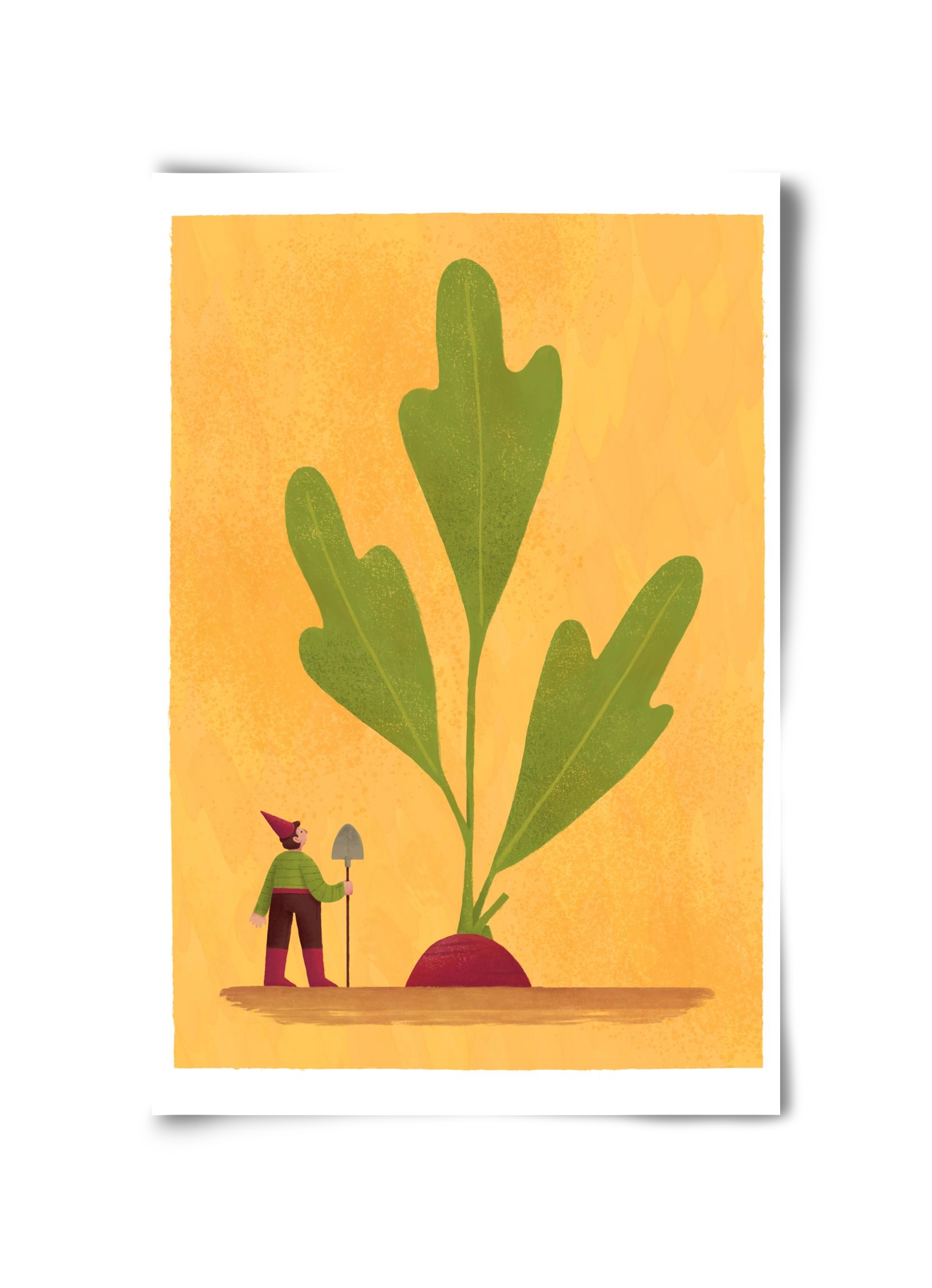 Kerti törpe, 30x45 cm, Keret nélkül