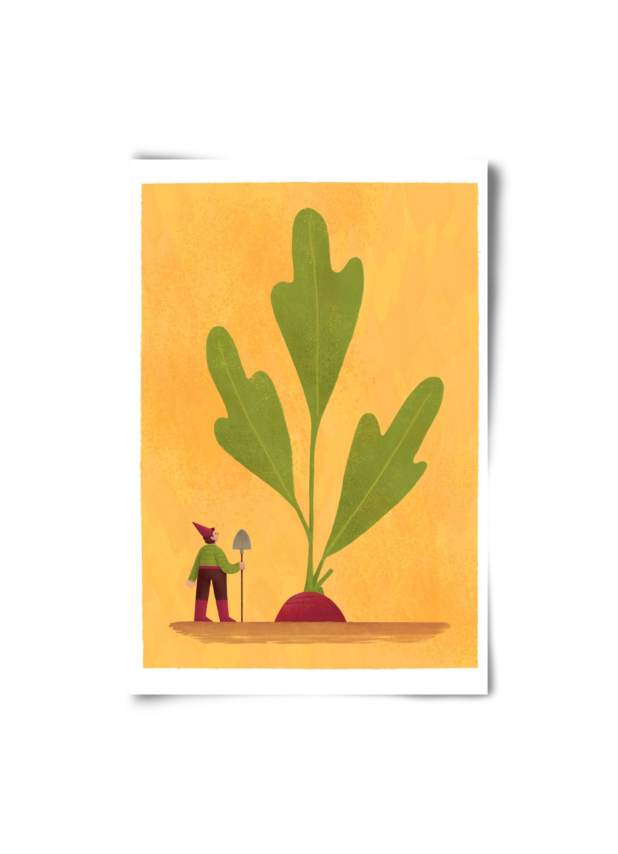 Kerti törpe, 20x30 cm, Keret nélkül