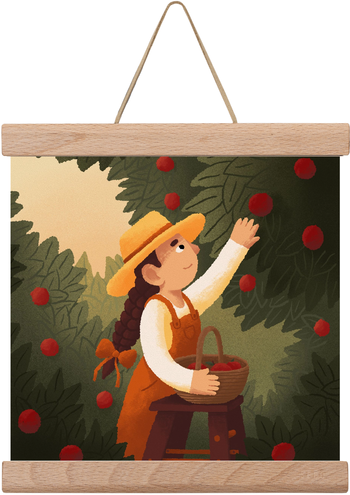 Harvest, 20x20 cm (20x20 cm), Tölgy akasztó