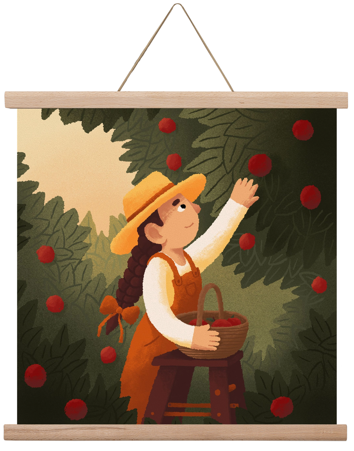 Harvest, 40x40 cm (40x40 cm), Tölgy akasztó