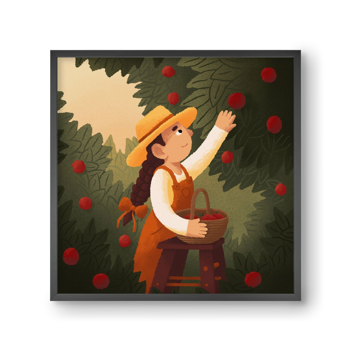 Harvest, 30x30 cm (30x30 cm), Fekete keret