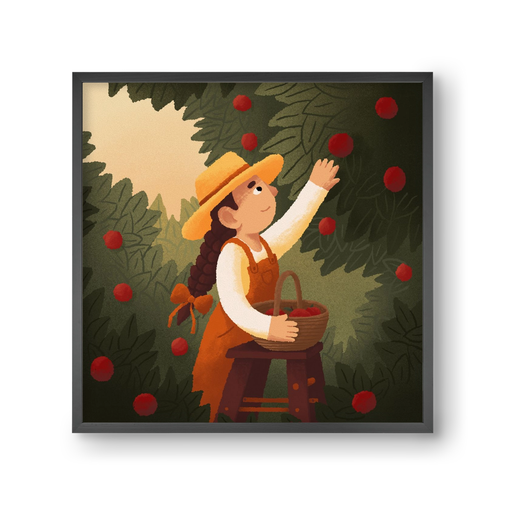 Harvest, 30x30 cm (30x30 cm), Fekete keret