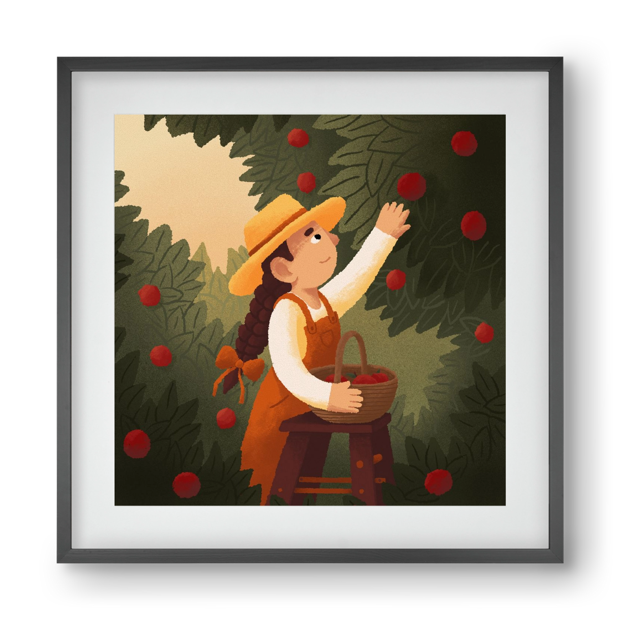 Harvest, 40x40 cm (30x30 cm), Fekete keret, paszpartuval