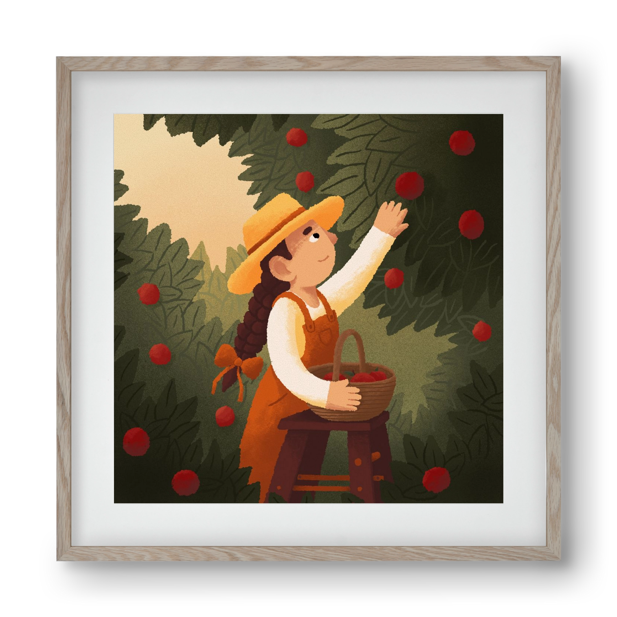 Harvest, 40x40 cm (30x30 cm), Tölgy keret, paszpartuval