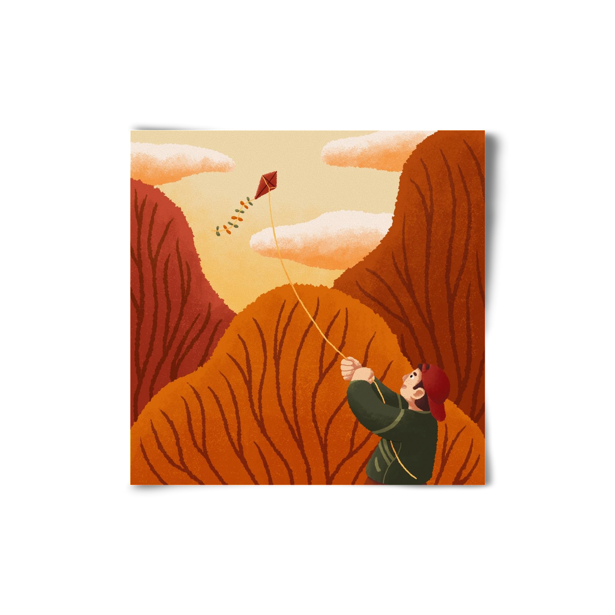 Kite, 20x20 cm, Keret nélkül