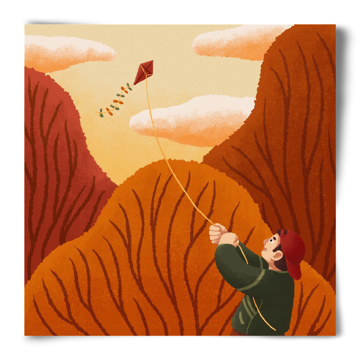 Kite, 50x50 cm, Keret nélkül