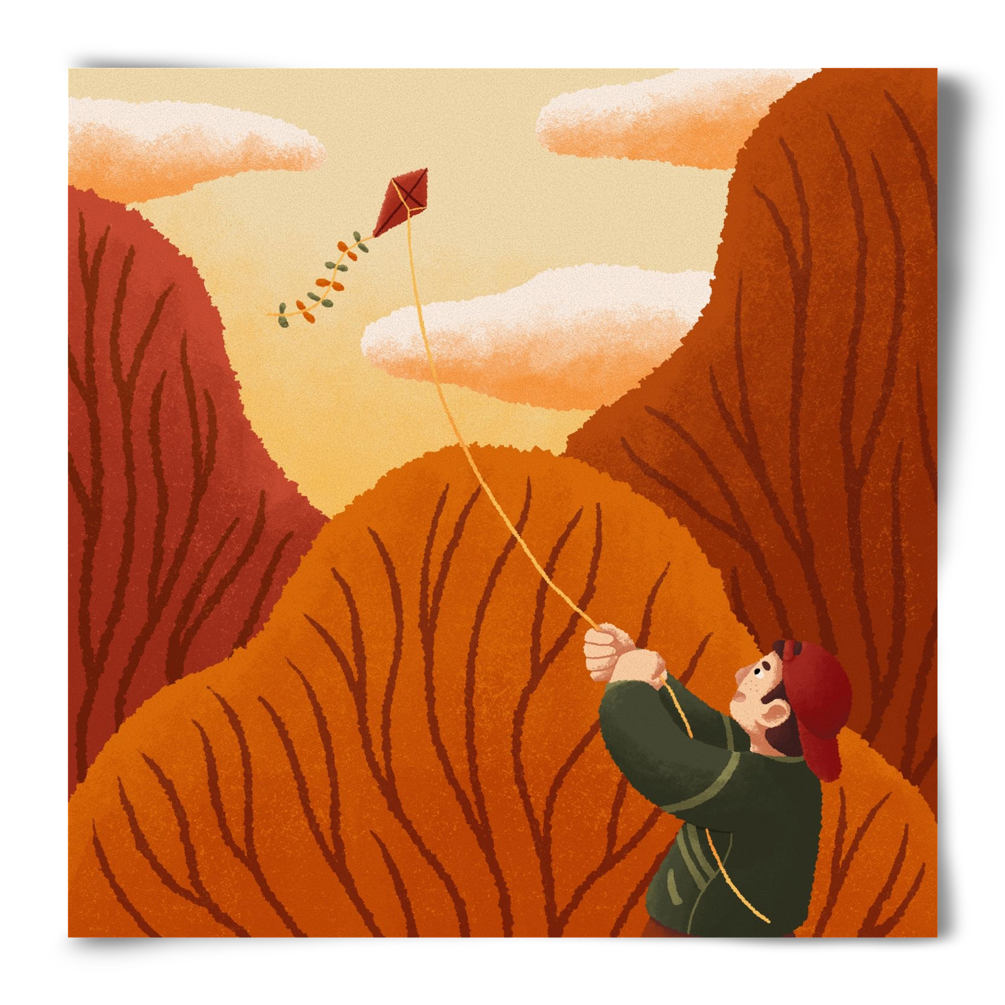 Kite, 50x50 cm, Keret nélkül