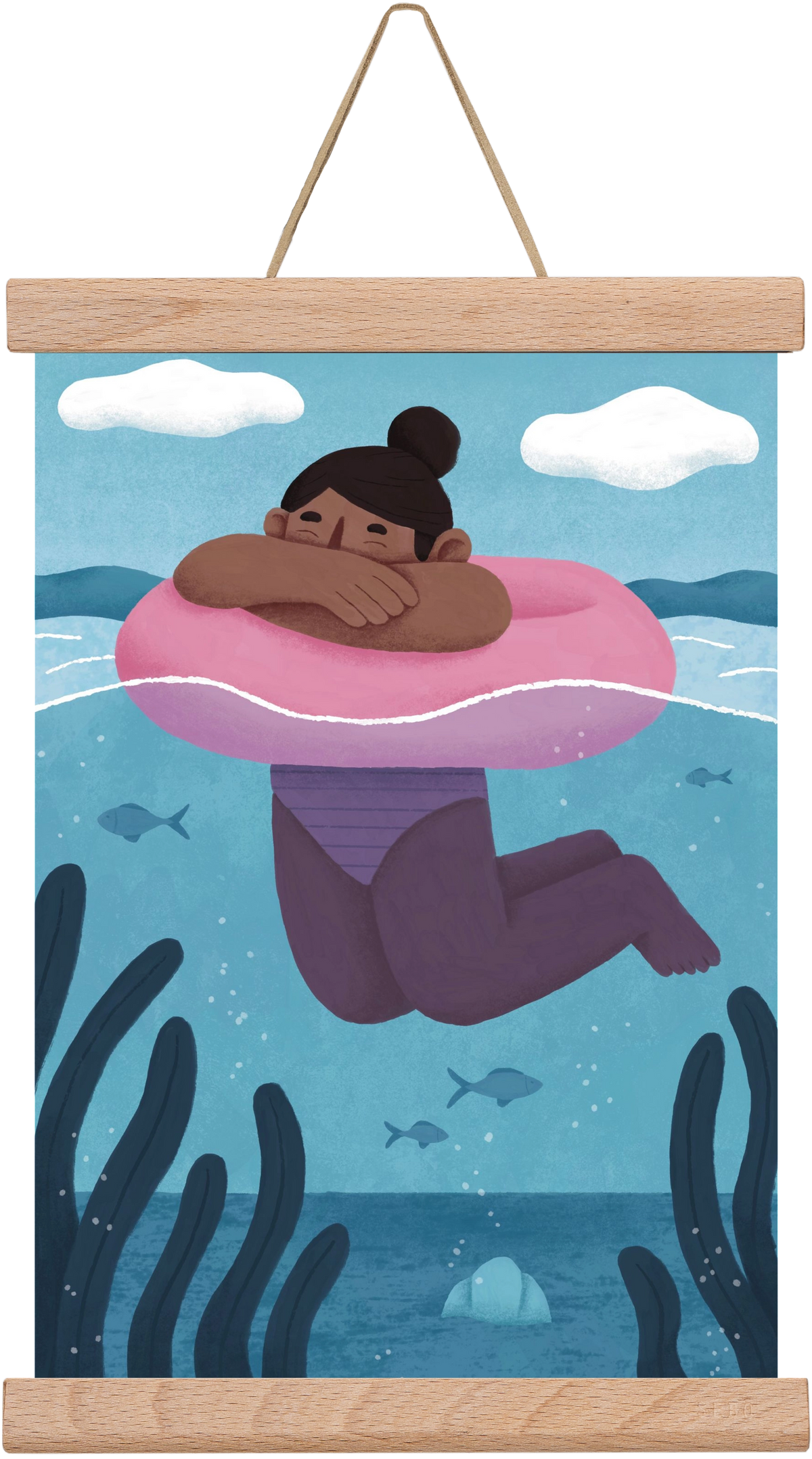 Nyár, 20x30 cm (20x30 cm), Tölgy akasztó