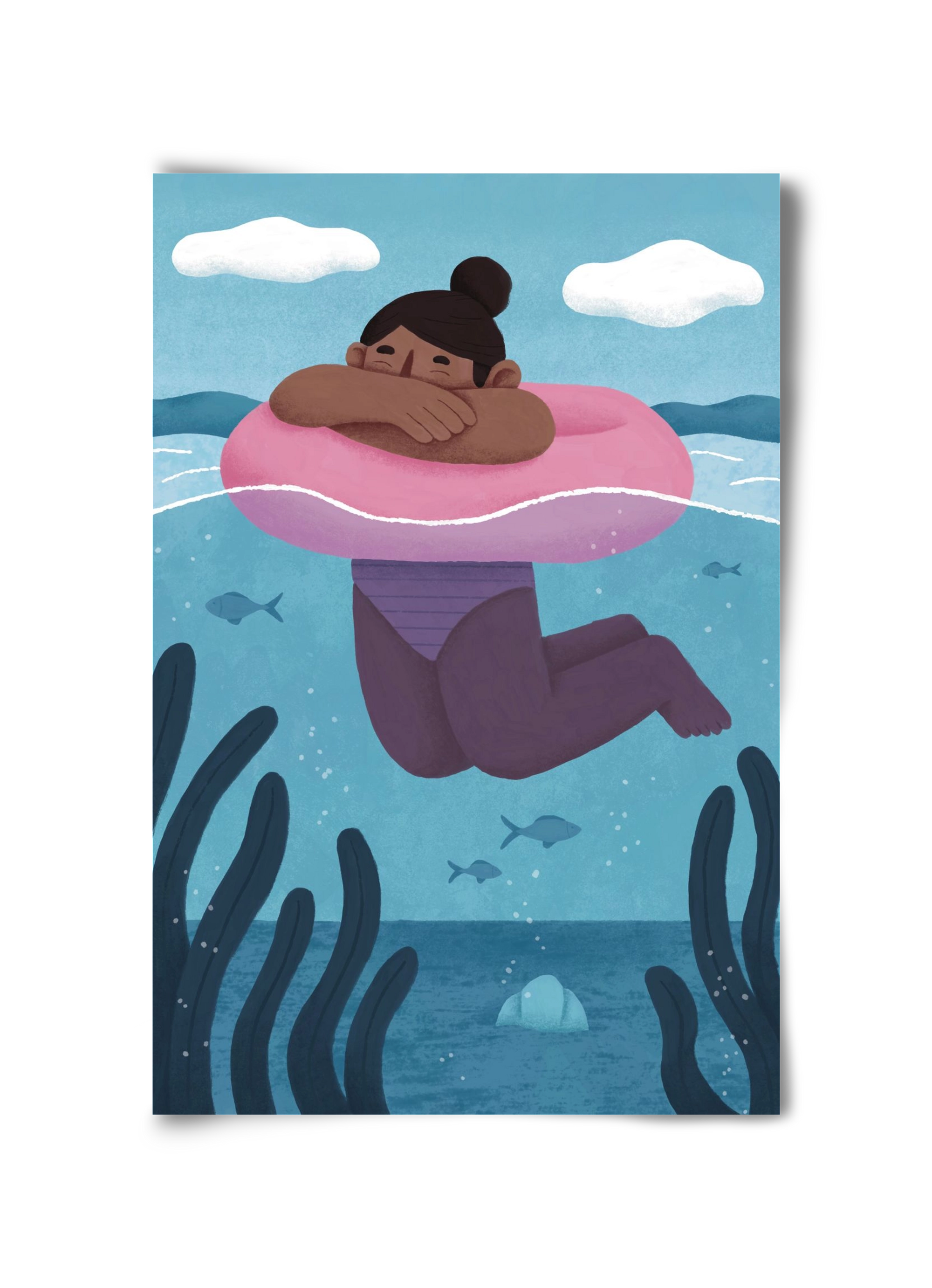 Nyár, 30x45 cm, Keret nélkül