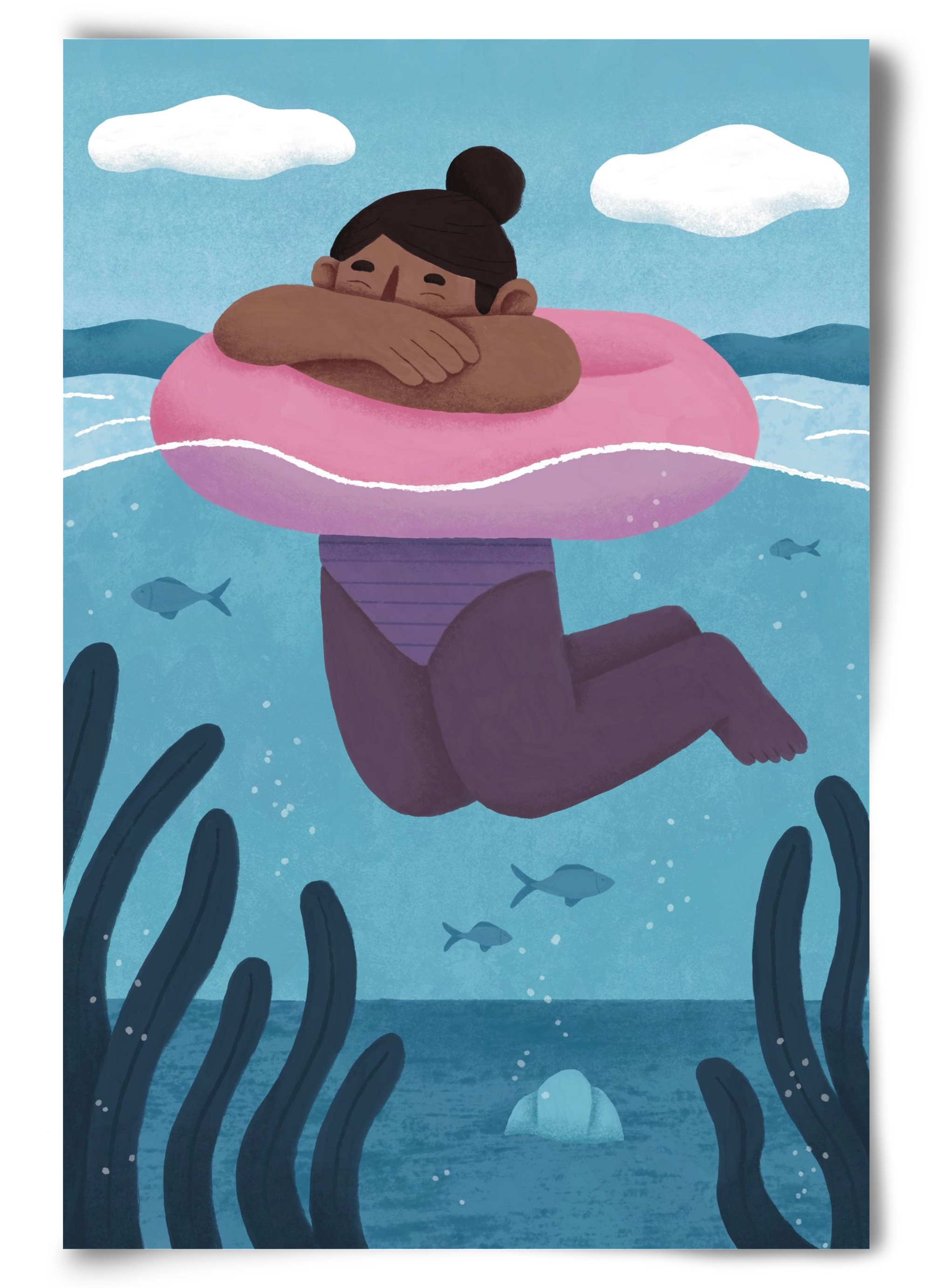 Nyár, 60x90 cm, Keret nélkül