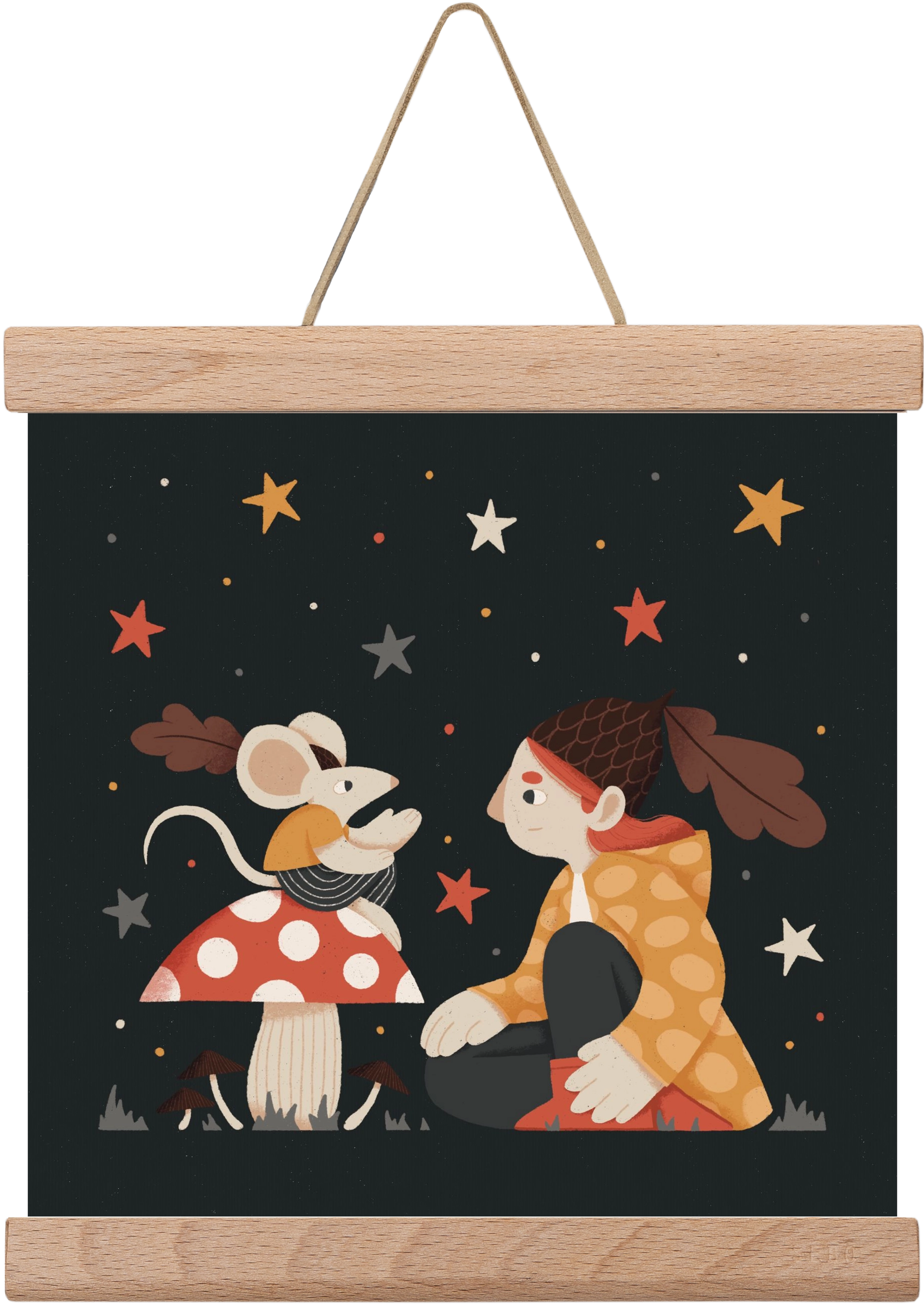 Mese, 20x20 cm (20x20 cm), Tölgy akasztó