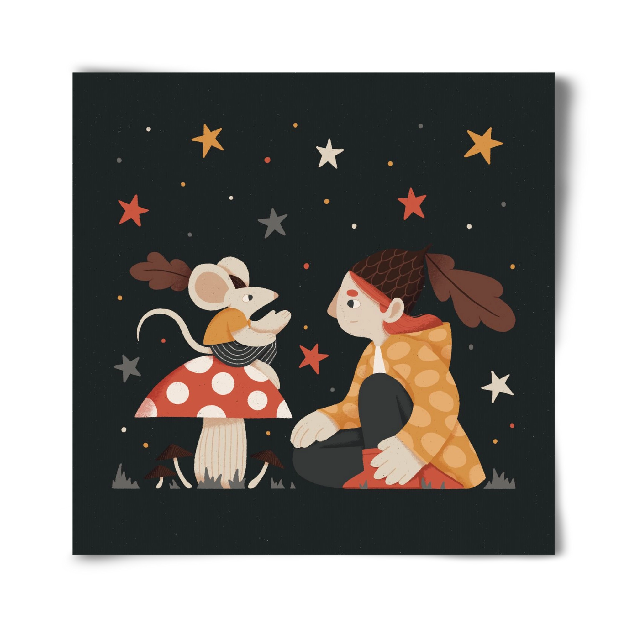 Mese, 40x40 cm, Keret nélkül