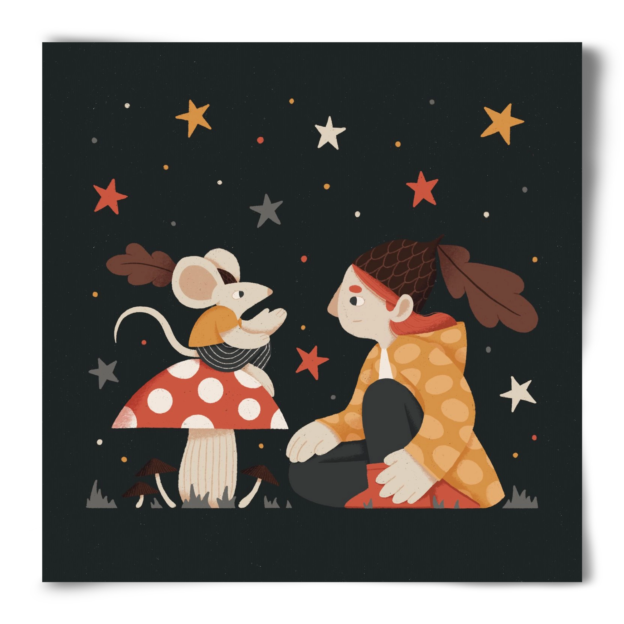 Mese, 50x50 cm, Keret nélkül